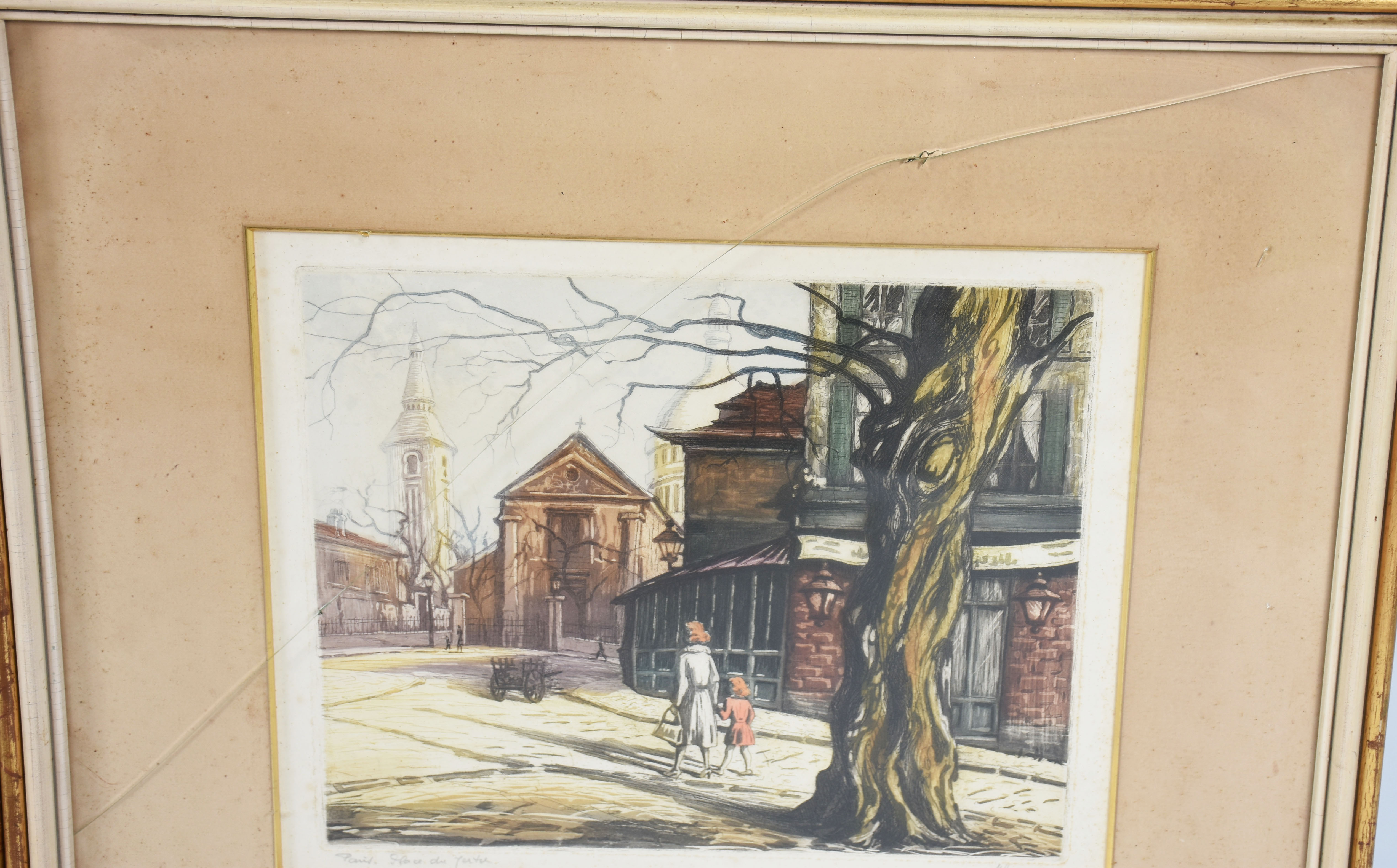 Assinatura não identificada, "Cabaret du lapin agile" - "Place du Marche" - foto 4 de 6
