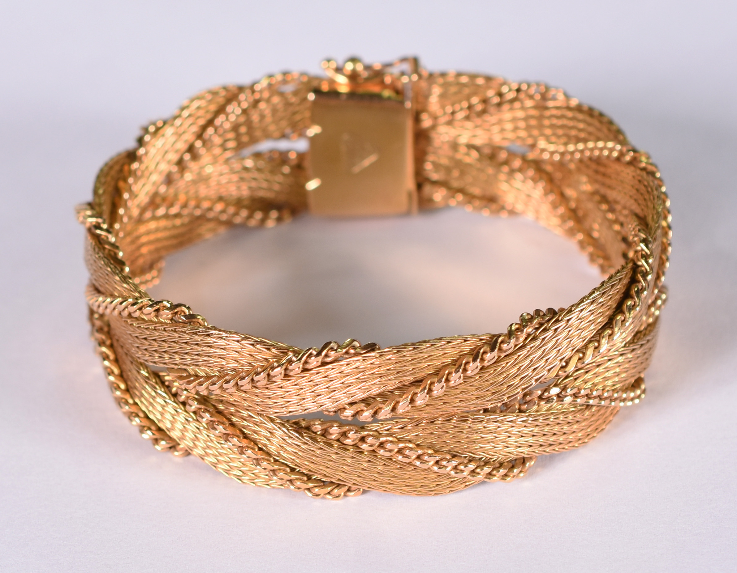 Pulseira de ouro 18 k Italiana (Por questão de segurança a peça não... - foto 1 de 5