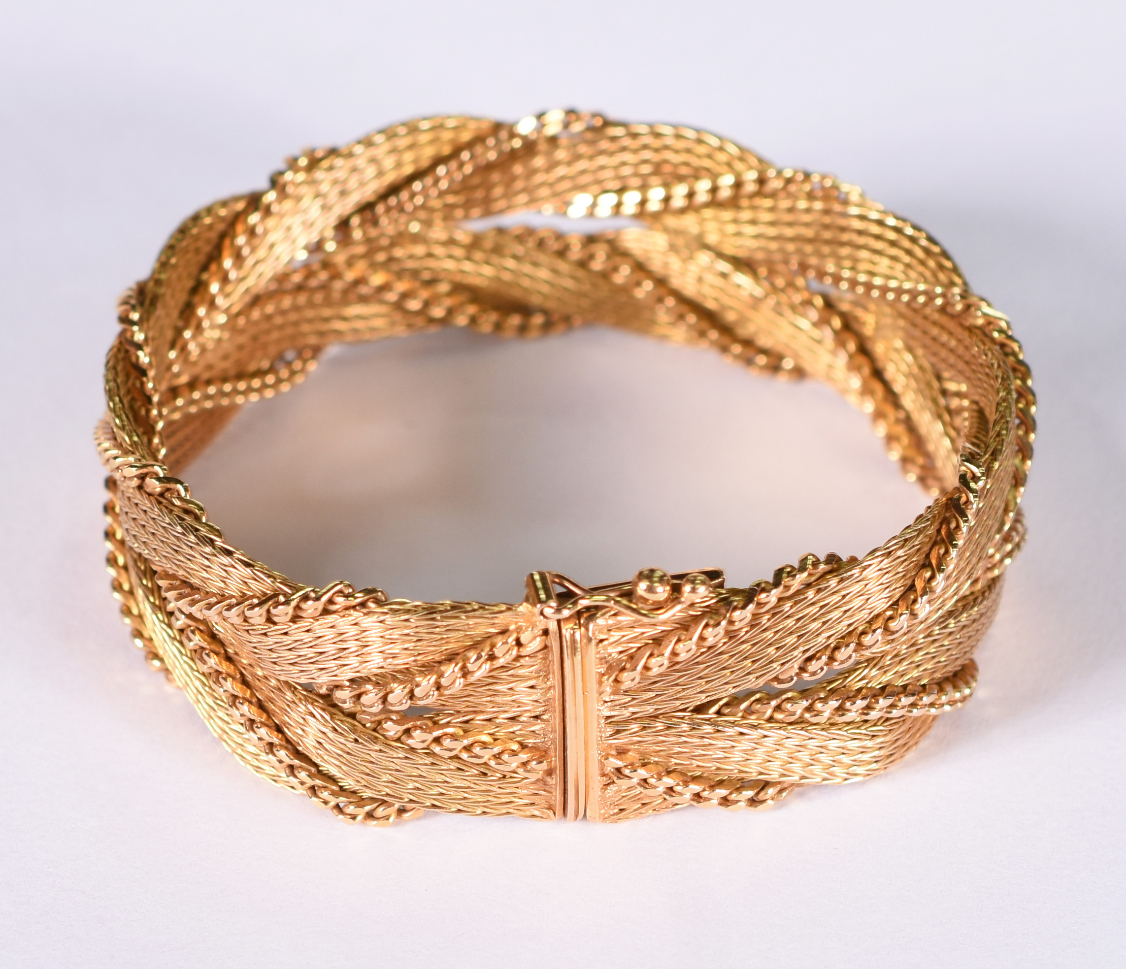 Pulseira de ouro 18 k Italiana (Por questão de segurança a peça não... - foto 2 de 5