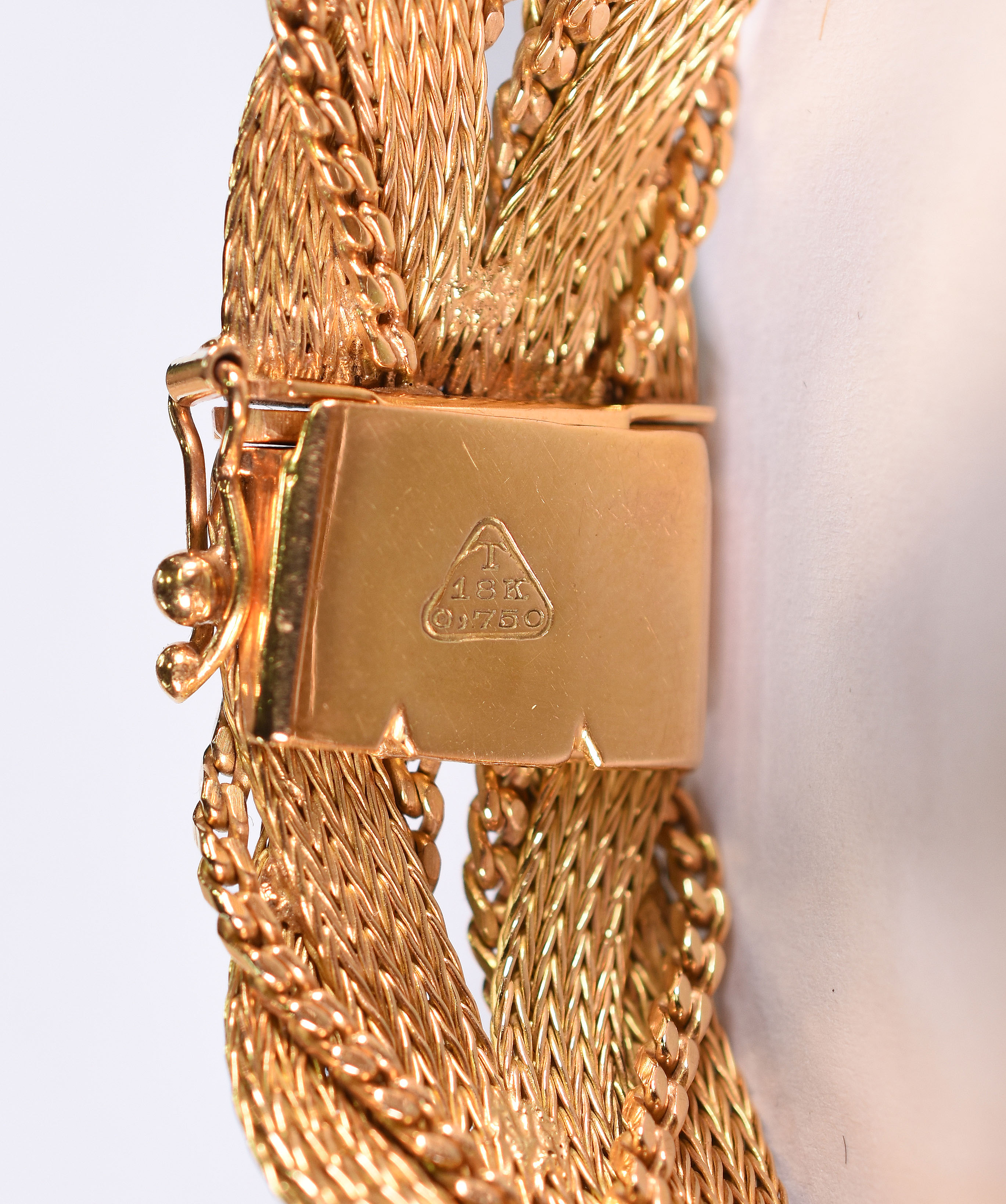 Pulseira de ouro 18 k Italiana (Por questão de segurança a peça não... - foto 3 de 5