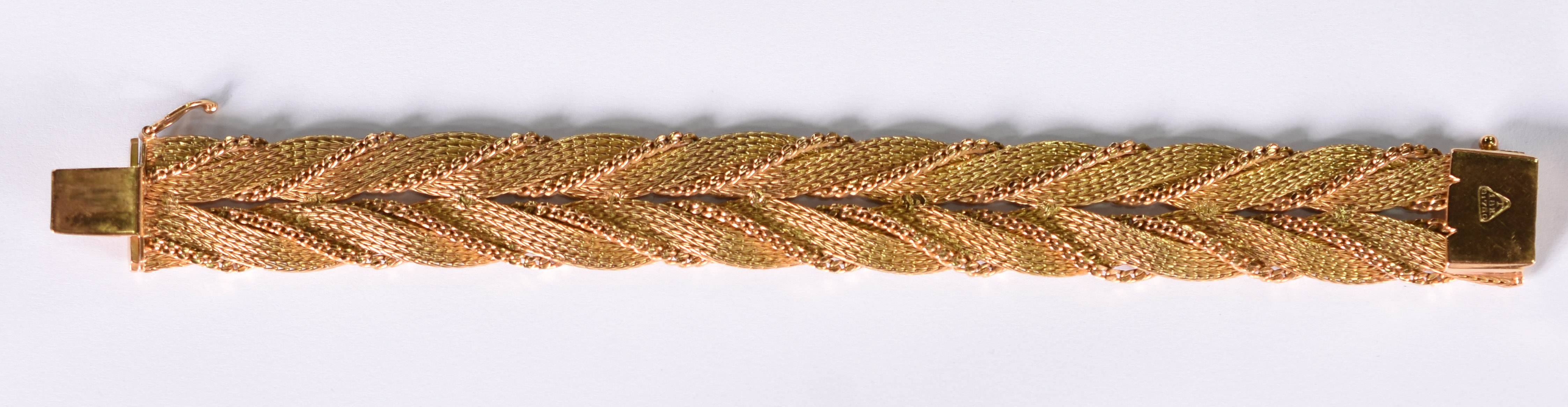 Pulseira de ouro 18 k Italiana (Por questão de segurança a peça não... - foto 5 de 5