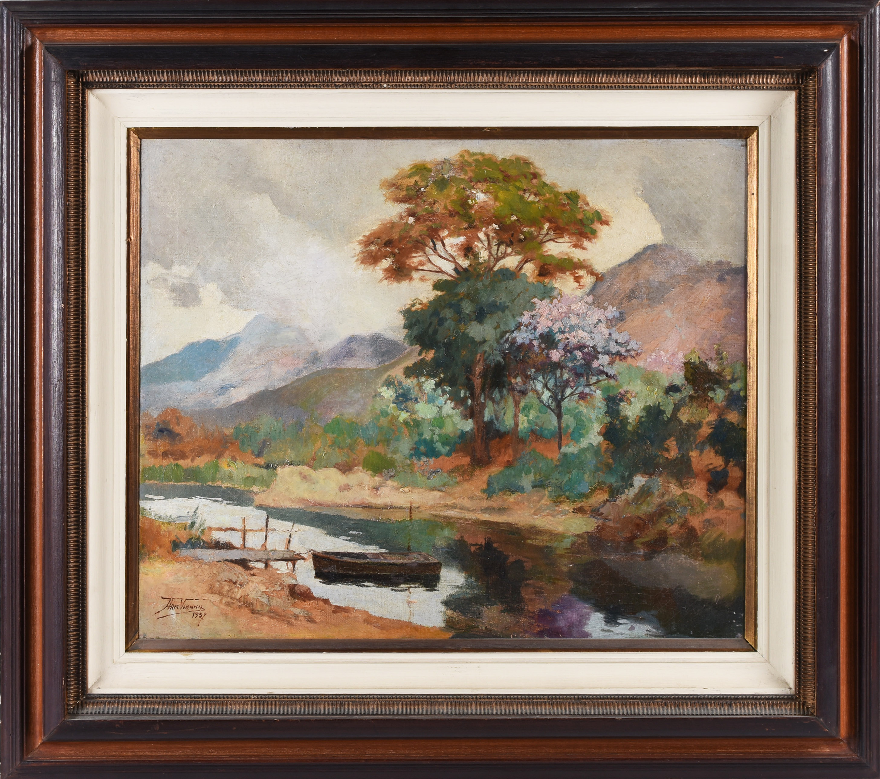 Armando Vianna (1897-1992), Paisagem com riacho - foto 1 de 3