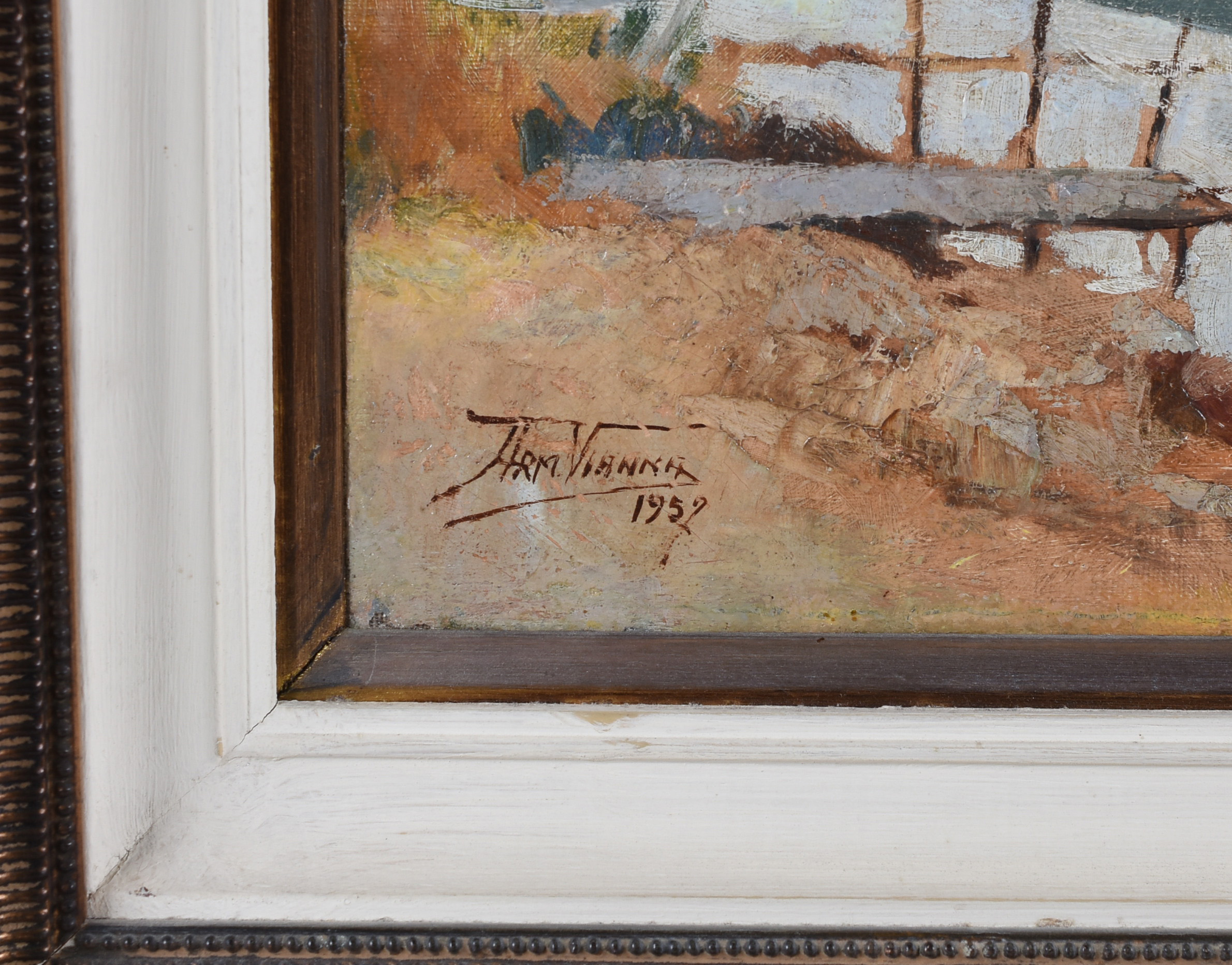 Armando Vianna (1897-1992), Paisagem com riacho - foto 2 de 3