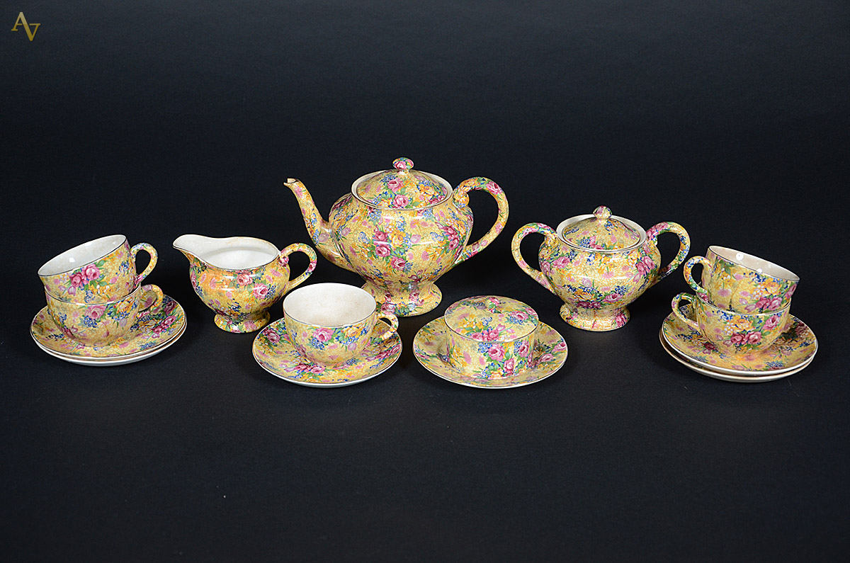 Serviço de faiança japonesa Imperial Ironstone Ware para chá, com: 5... - foto 1 de 3