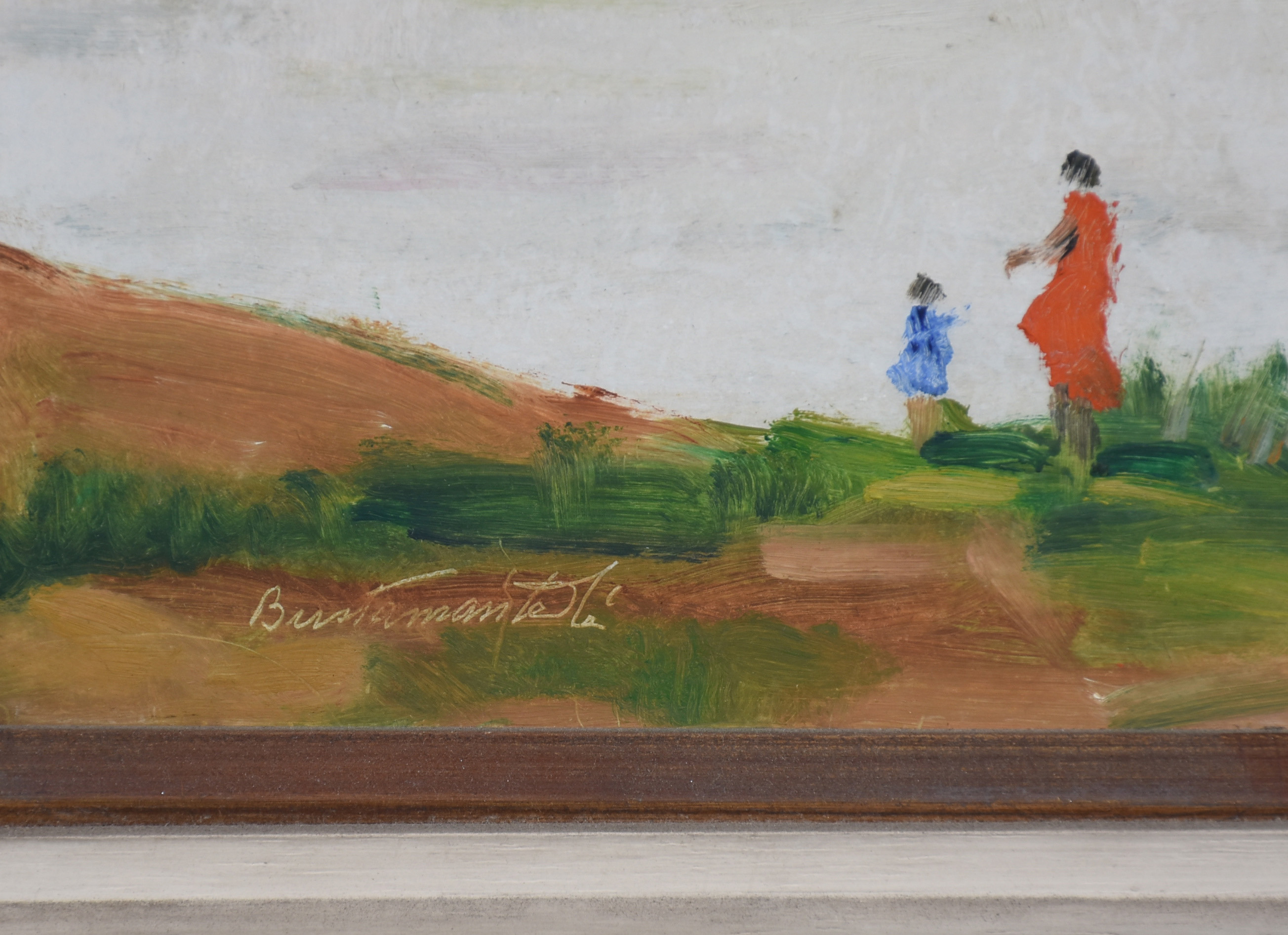 Bustamante Sá (1907-1988), Paisagem com riacho - foto 2 de 3