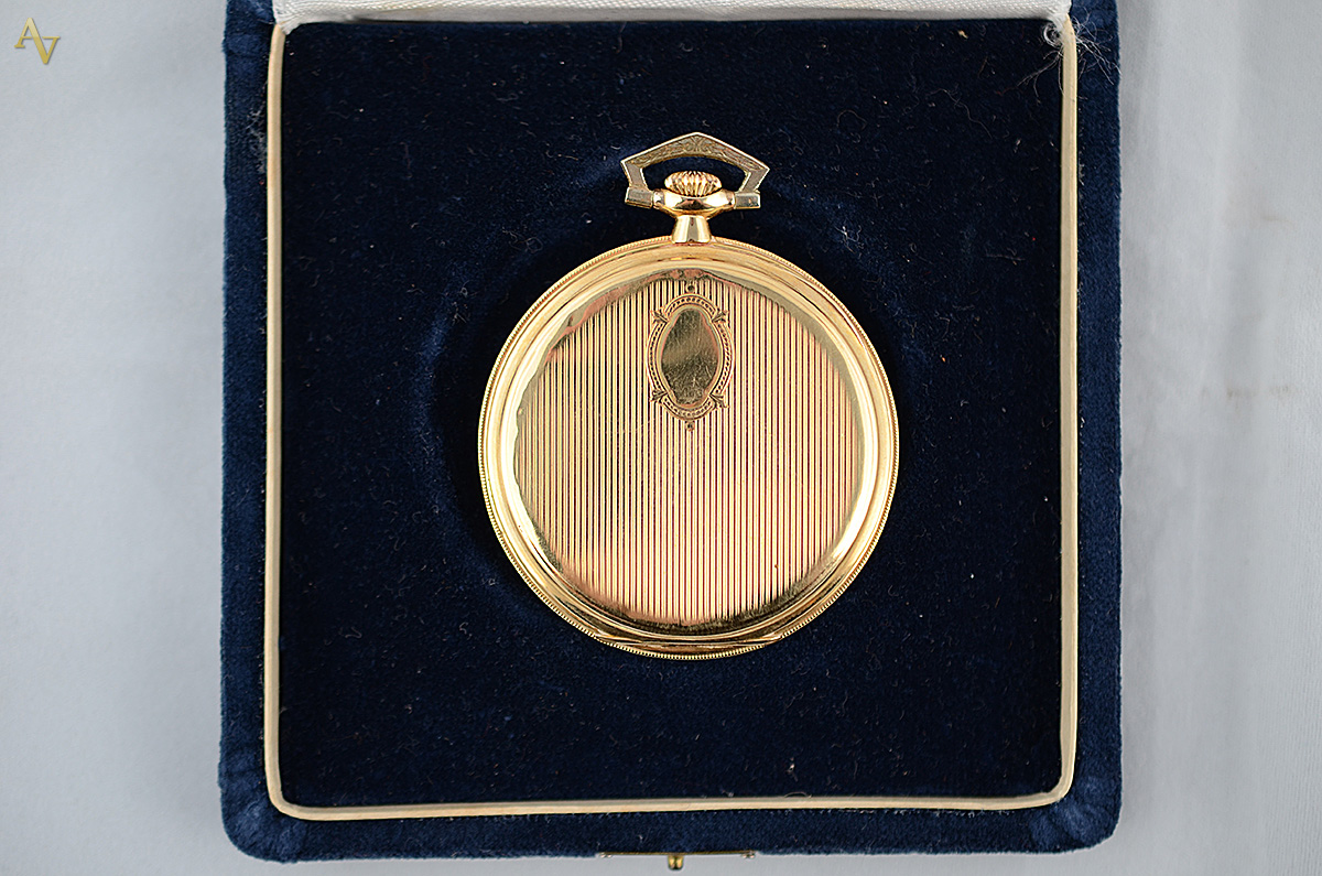 IWC - International Watch Co. Relógio de bolso com caixa de ouro... - foto 2 de 2