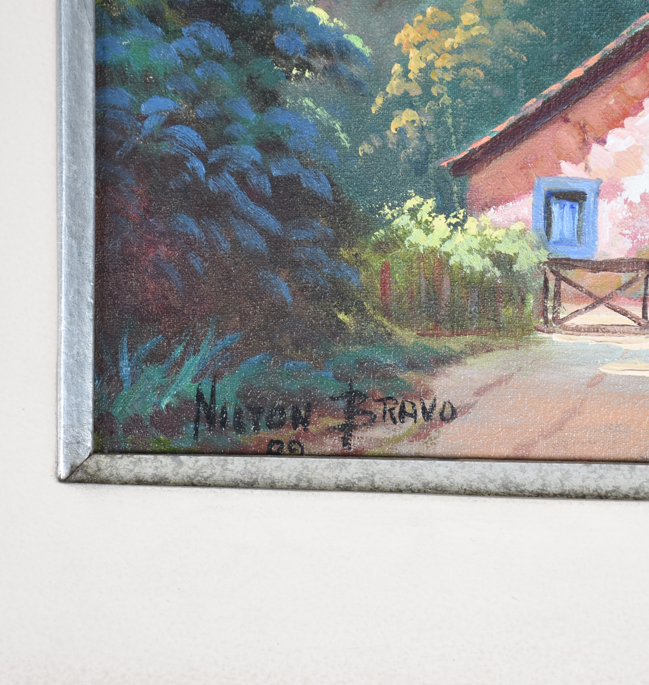 Nilton Bravo (1937-2005), Paisagem com casa - foto 2 de 3