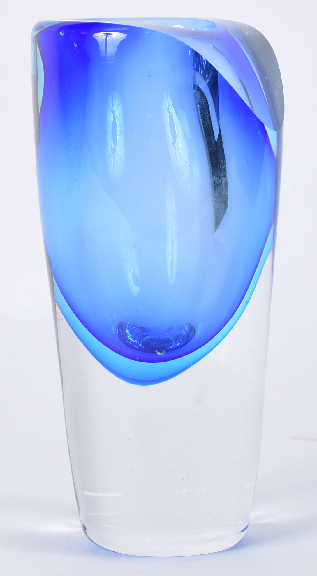 Jarro de murano azul transparente. - foto 1 de 4