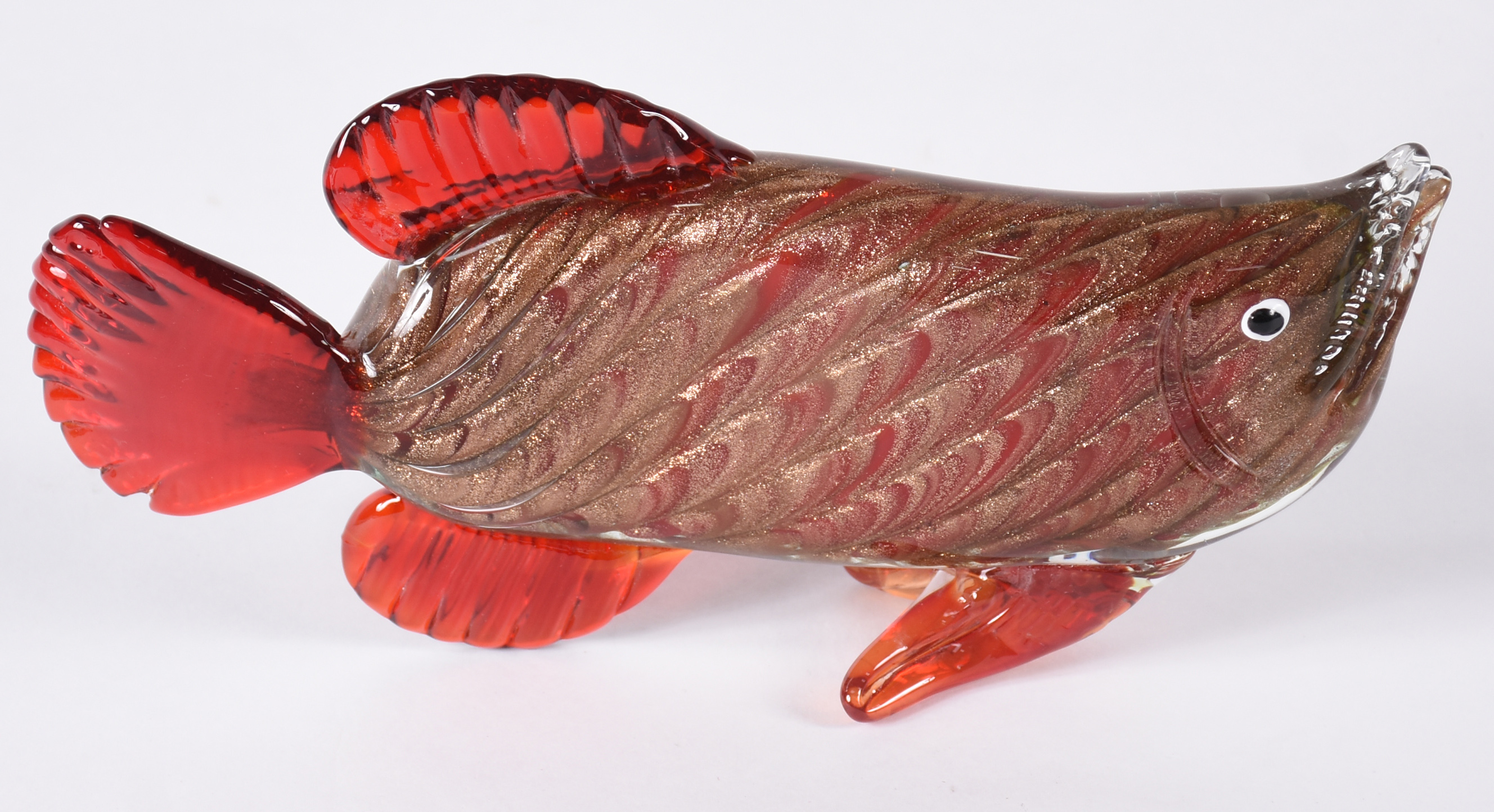 Peixe de Murano com pó de ouro - foto 3 de 4