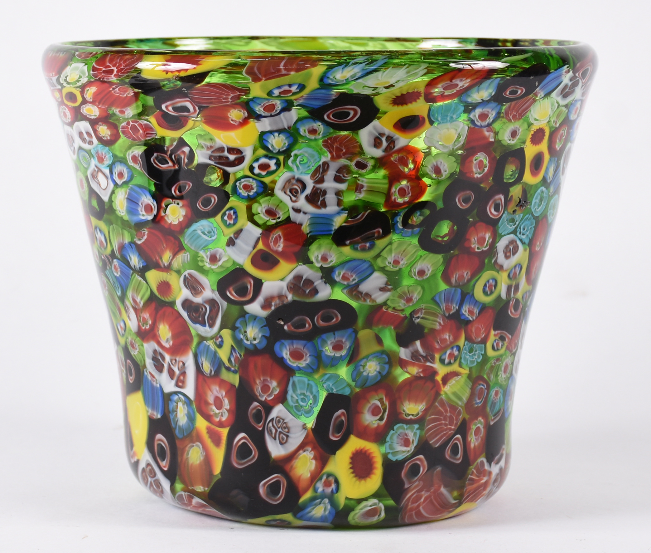 Cachepot de Murano com decoração Millifiori. - foto 1 de 3