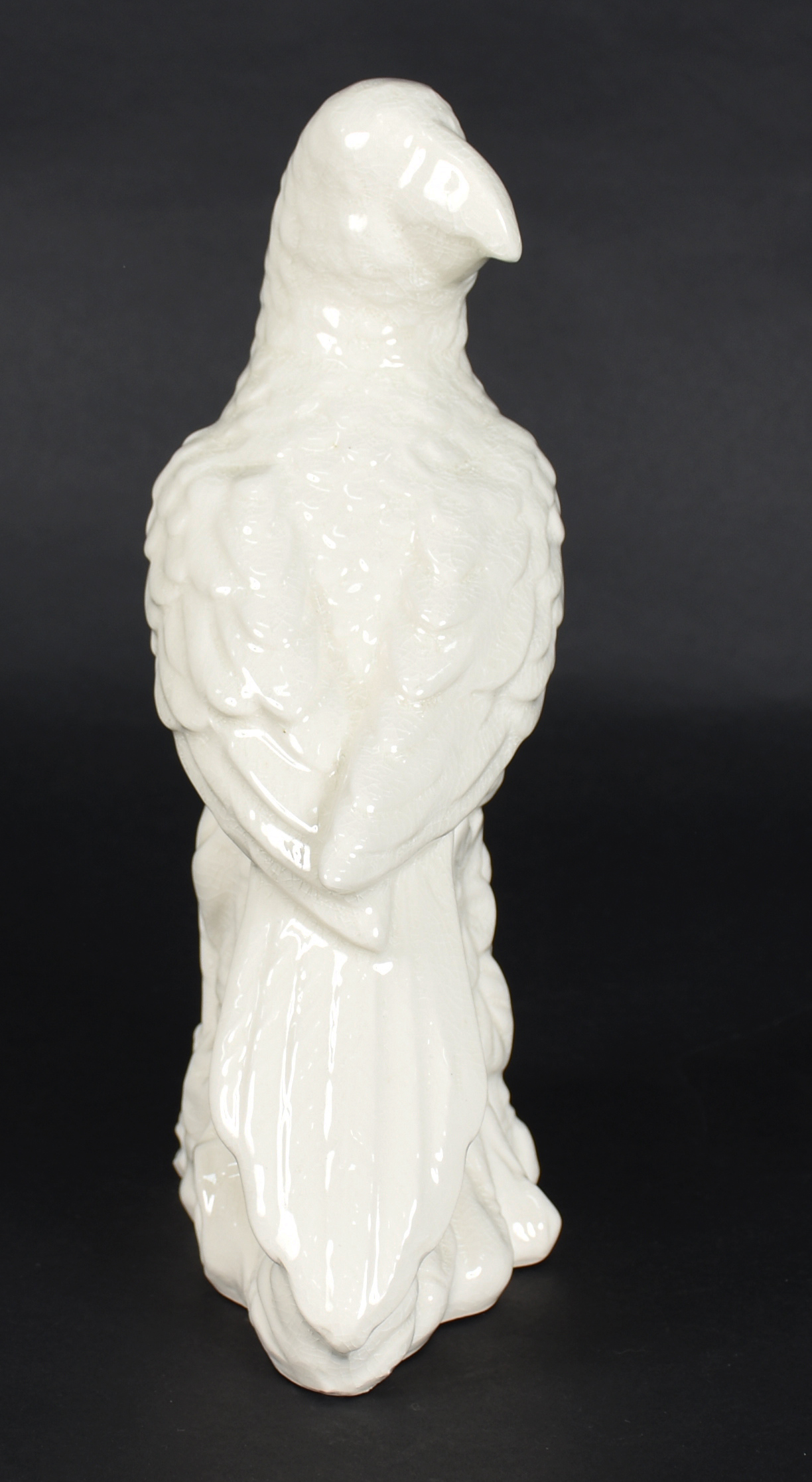 Pássaro de porcelana branca. - foto 4 de 5