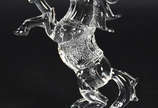 Estatueta de cristal representando cavalo. - Estatueta de cristal representando cavalo.