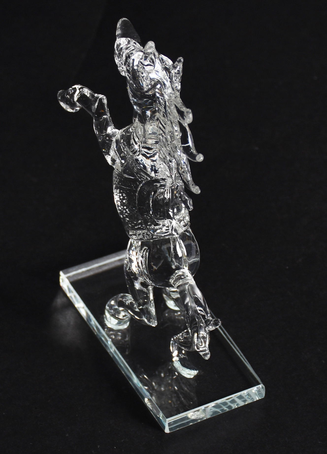 Estatueta de cristal representando cavalo. - foto 5 de 5