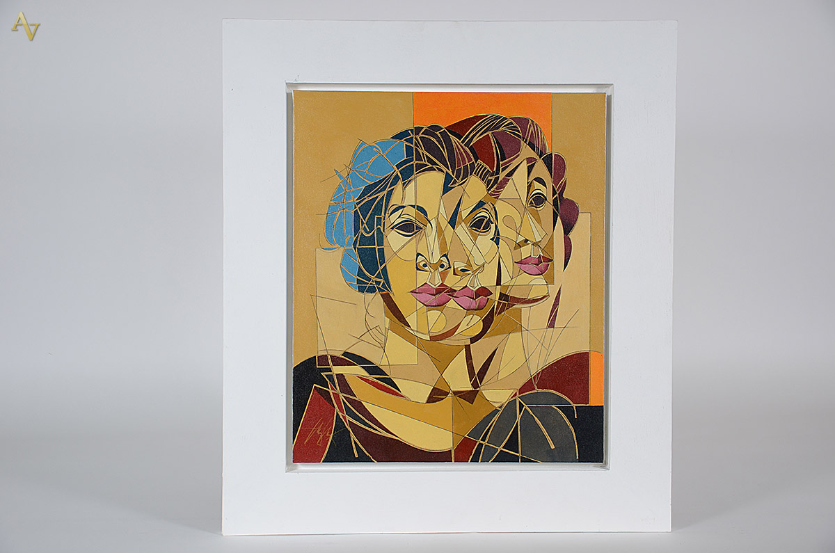 HENRI CARRIERES - Figuras - ost - 50 x 60 - foto 1 de 4