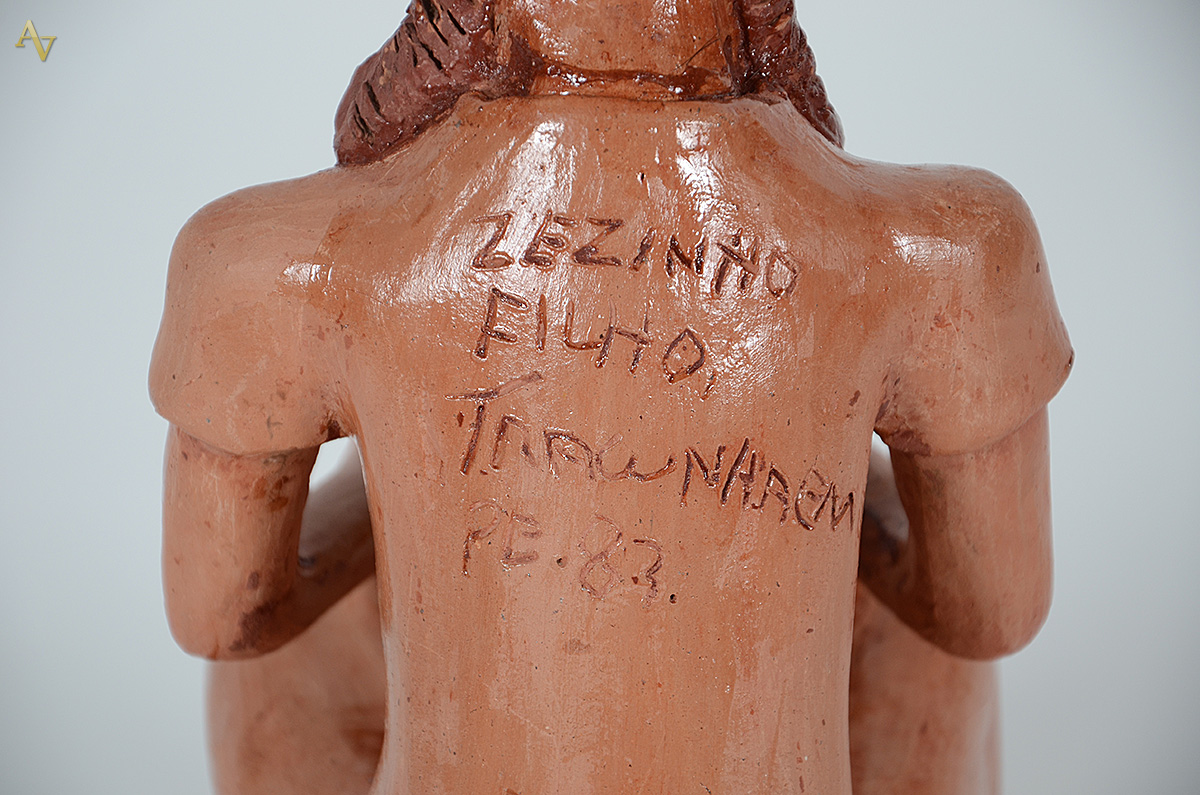ZEZINHO FILHO, Tracunhaem, PE , 1983 - Mulher rendeira - barro... - foto 3 de 3