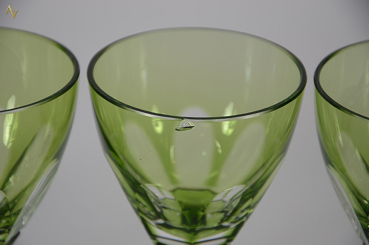 Conjunto com 6 cálices para licor e 6 para vinho de cristal double... - foto 2 de 2