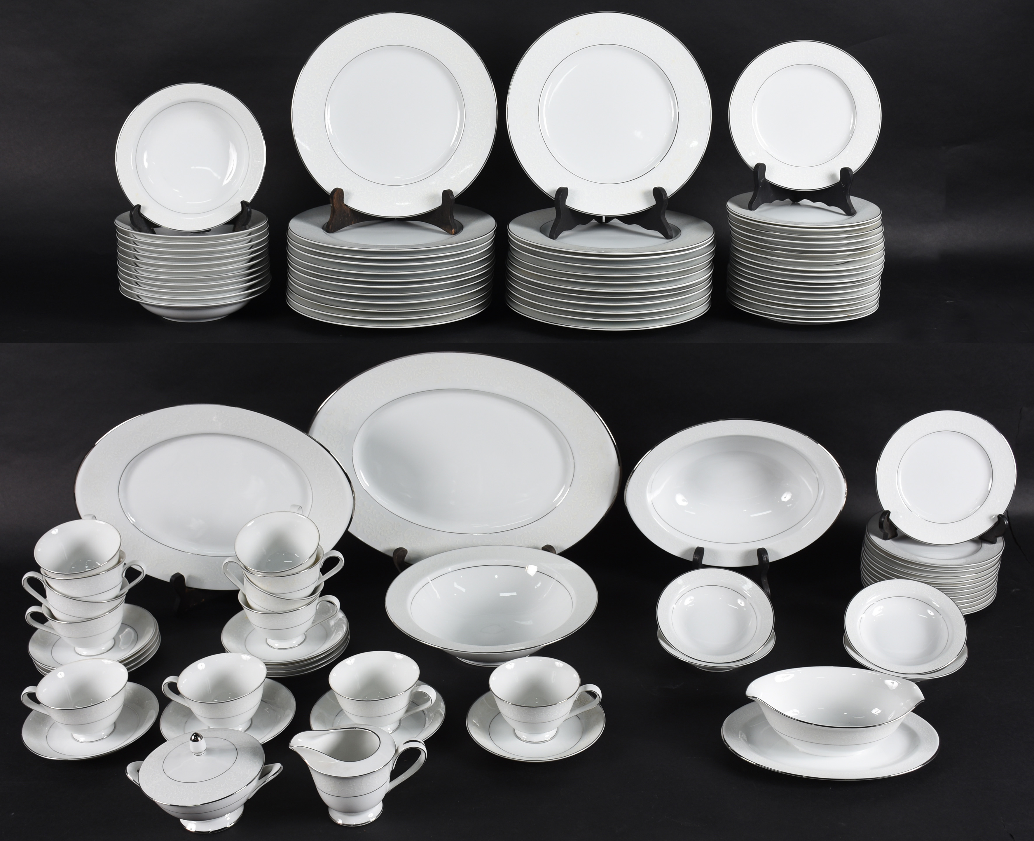 Aparelho de jantar e chá de porcelana SANGO - Japan composto de : 24... - foto 1 de 3