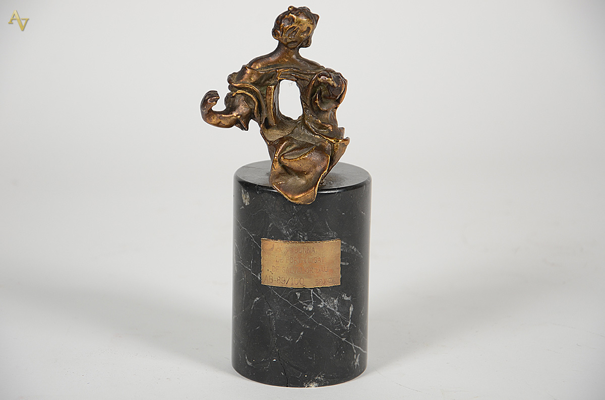 SALVADOR DALI - Madonna de Port Lligat - Escultura de bronze - AB... - foto 1 de 5