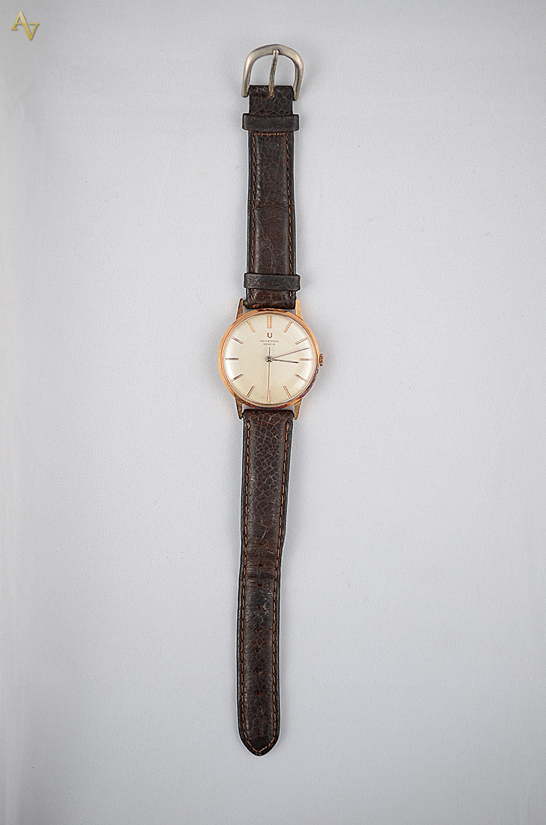 UNIVERSAL GENEVE - Relógio masculino, caixa de ouro amarelo 18 k... - foto 1 de 3