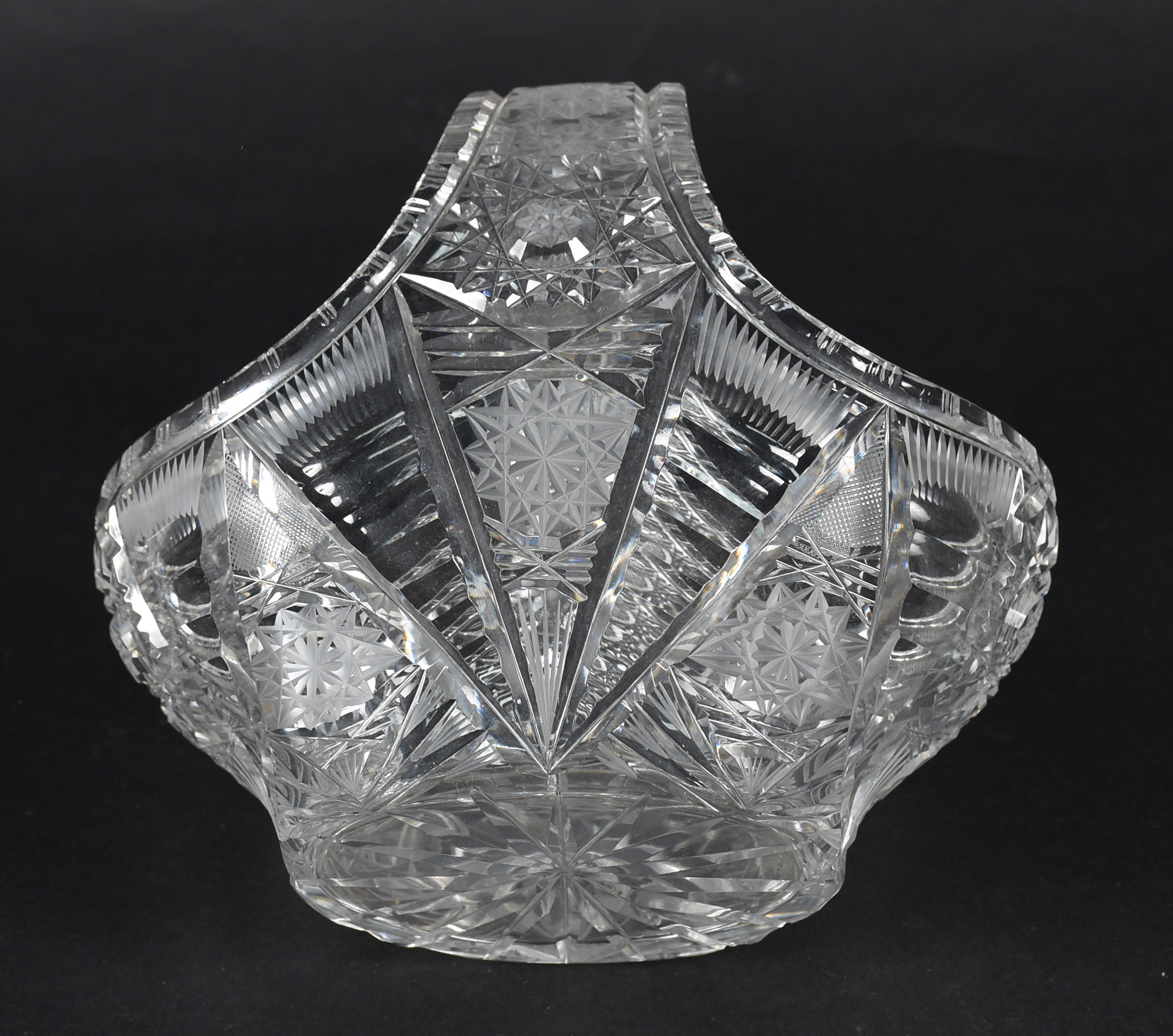 Diversas peças de cristal : Cesta, castiçal e 3 bowls. - foto 4 de 5