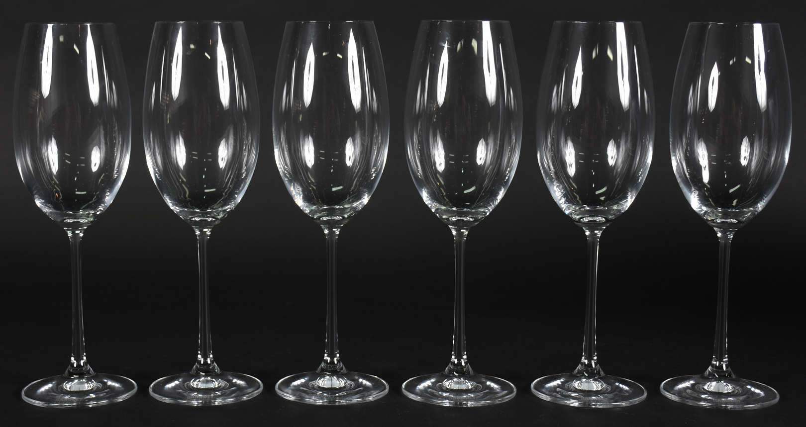 Seis taças de cristal da Bohemia para vinho branco 460 ml - foto 1 de 2