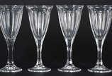 Seis taças de cristal da Bohemia 245 ml. - Seis taças de cristal da Bohemia 245 ml.