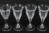 Seis taças de cristal da Bohemia 245 ml. - Seis taças de cristal da Bohemia 245 ml.