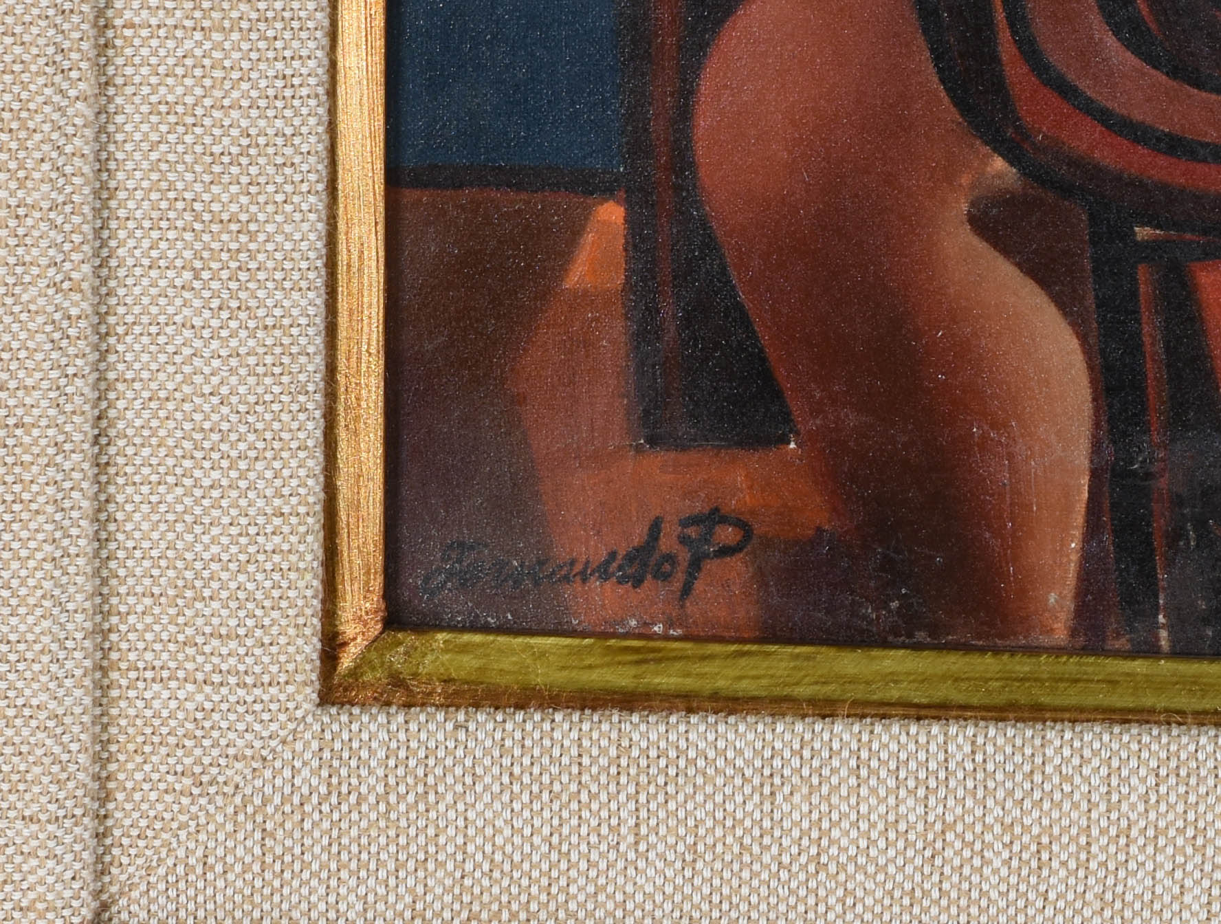 Fernando P. (1917-2005), Mulher na cadeira - foto 2 de 3