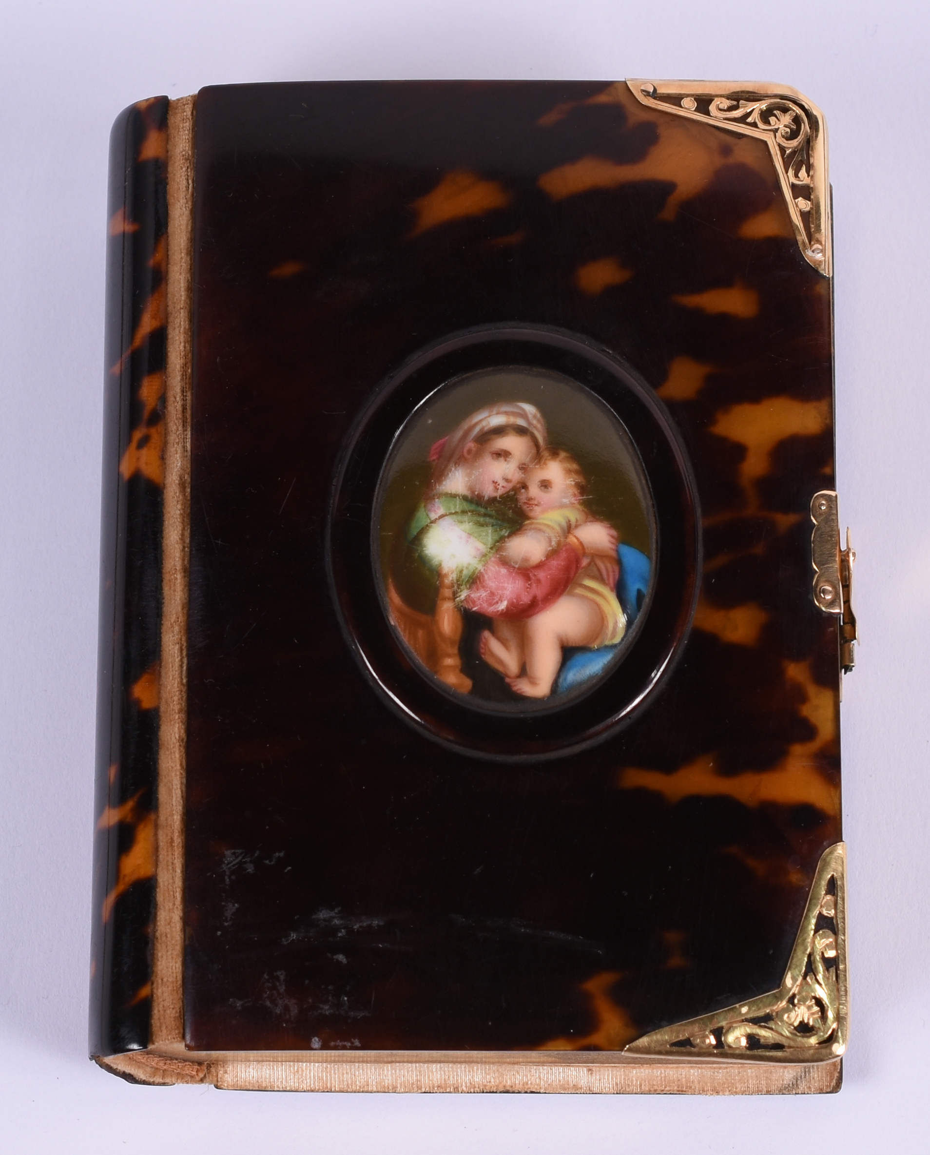 Antigo Missal com capa de tartaruga e aplicações em ouro (... - foto 2 de 6
