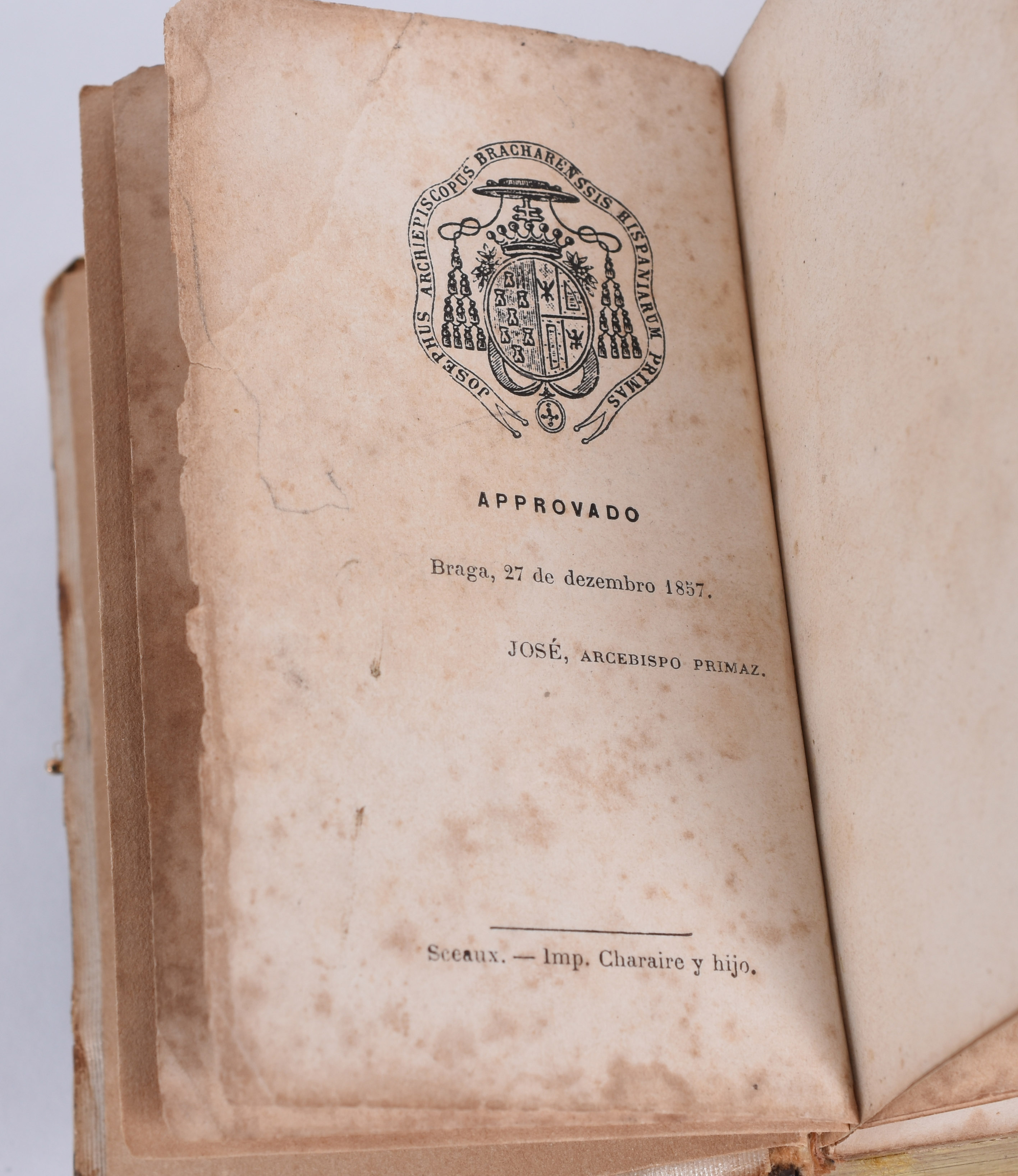 Antigo Missal com capa de tartaruga e aplicações em ouro (... - foto 4 de 6