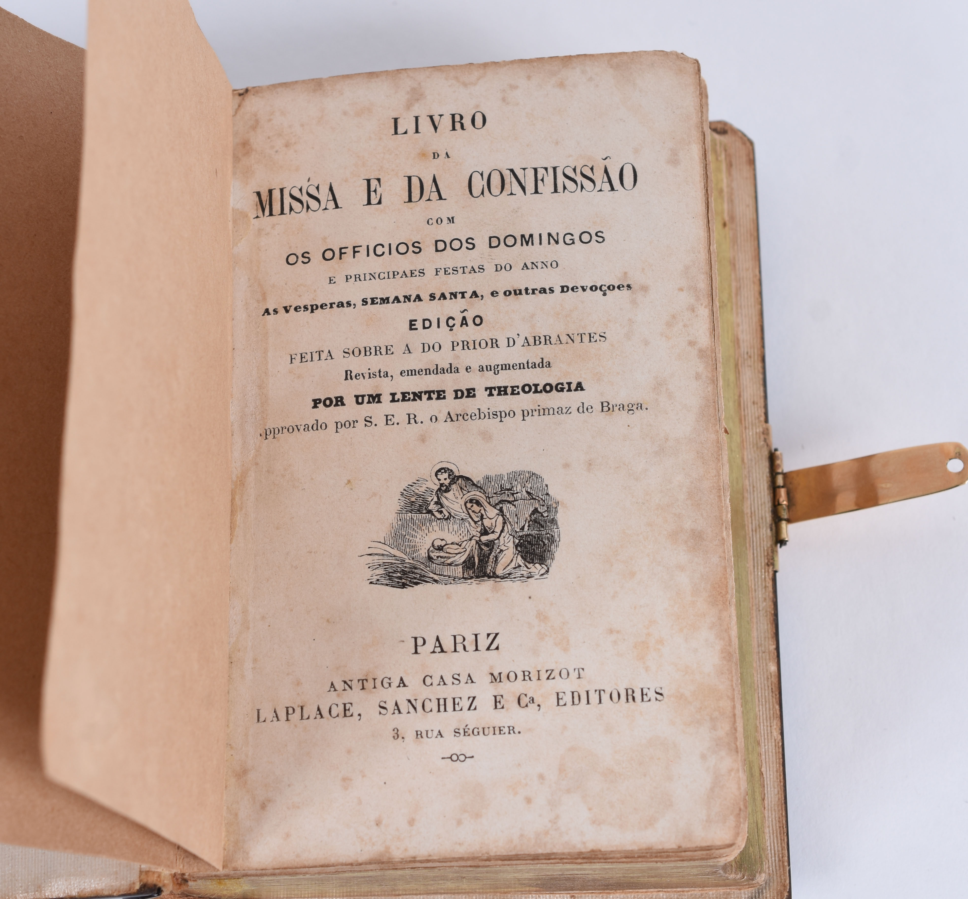 Antigo Missal com capa de tartaruga e aplicações em ouro (... - foto 5 de 6