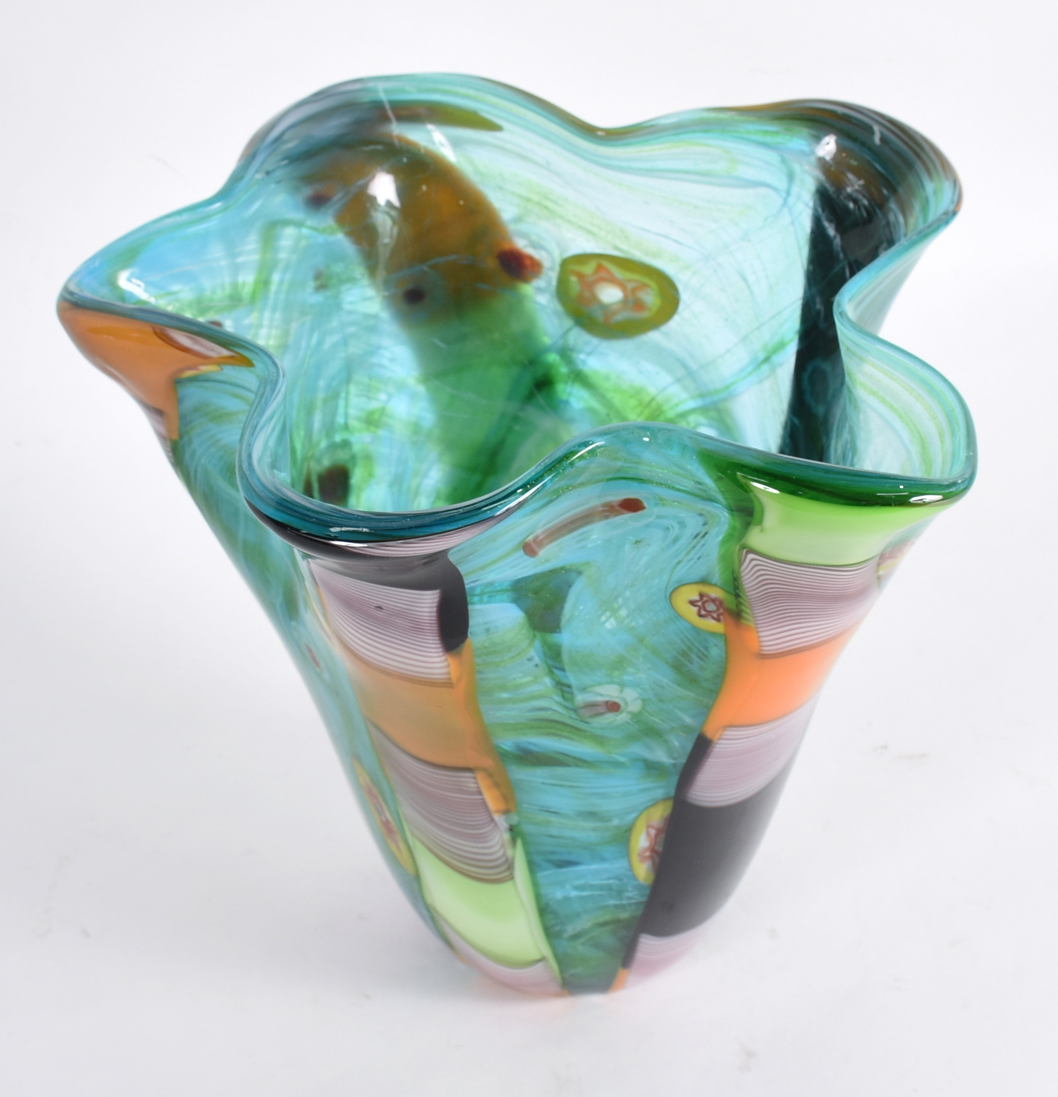 Vaso de Murano policromado. - foto 3 de 4
