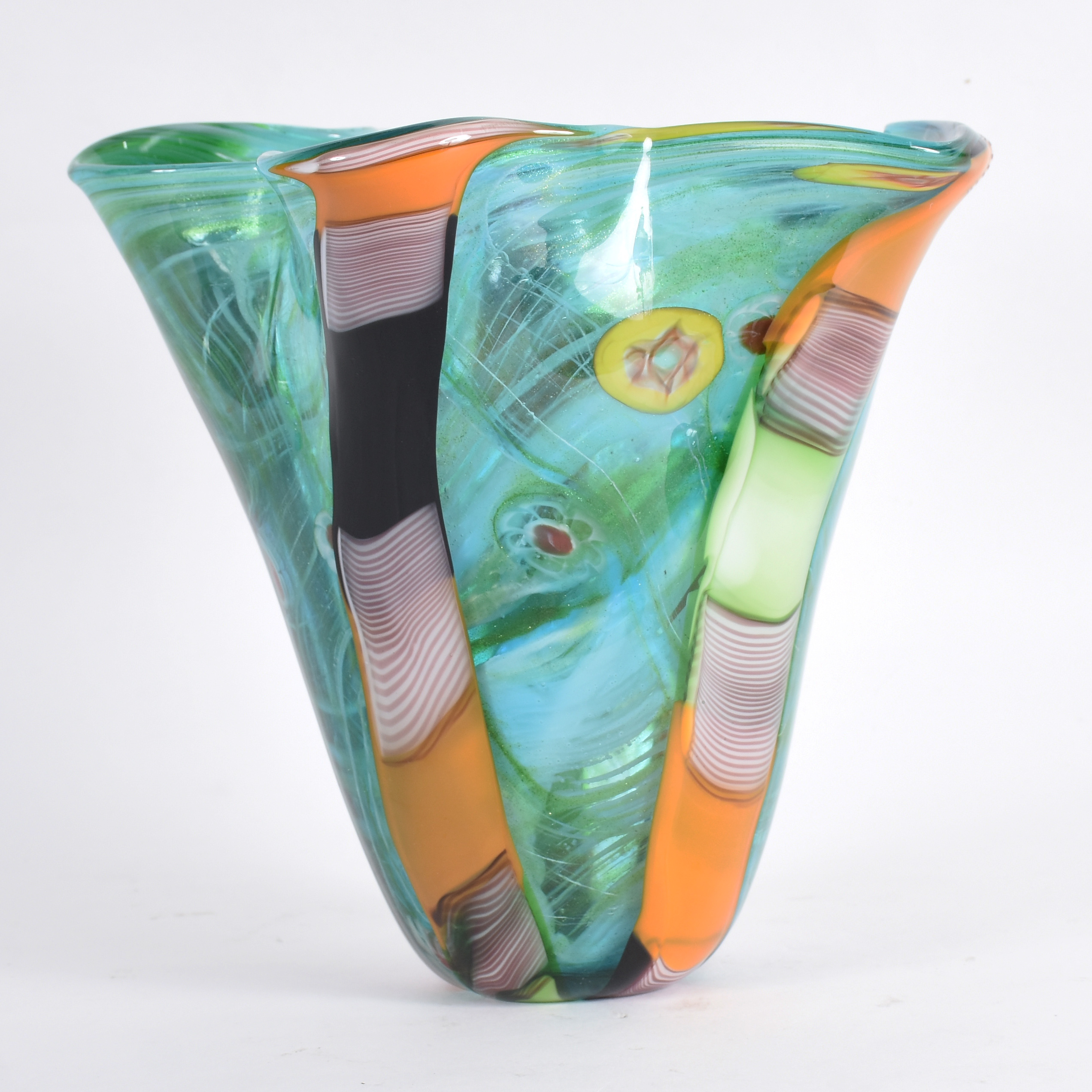 Vaso de Murano policromado. - foto 1 de 4