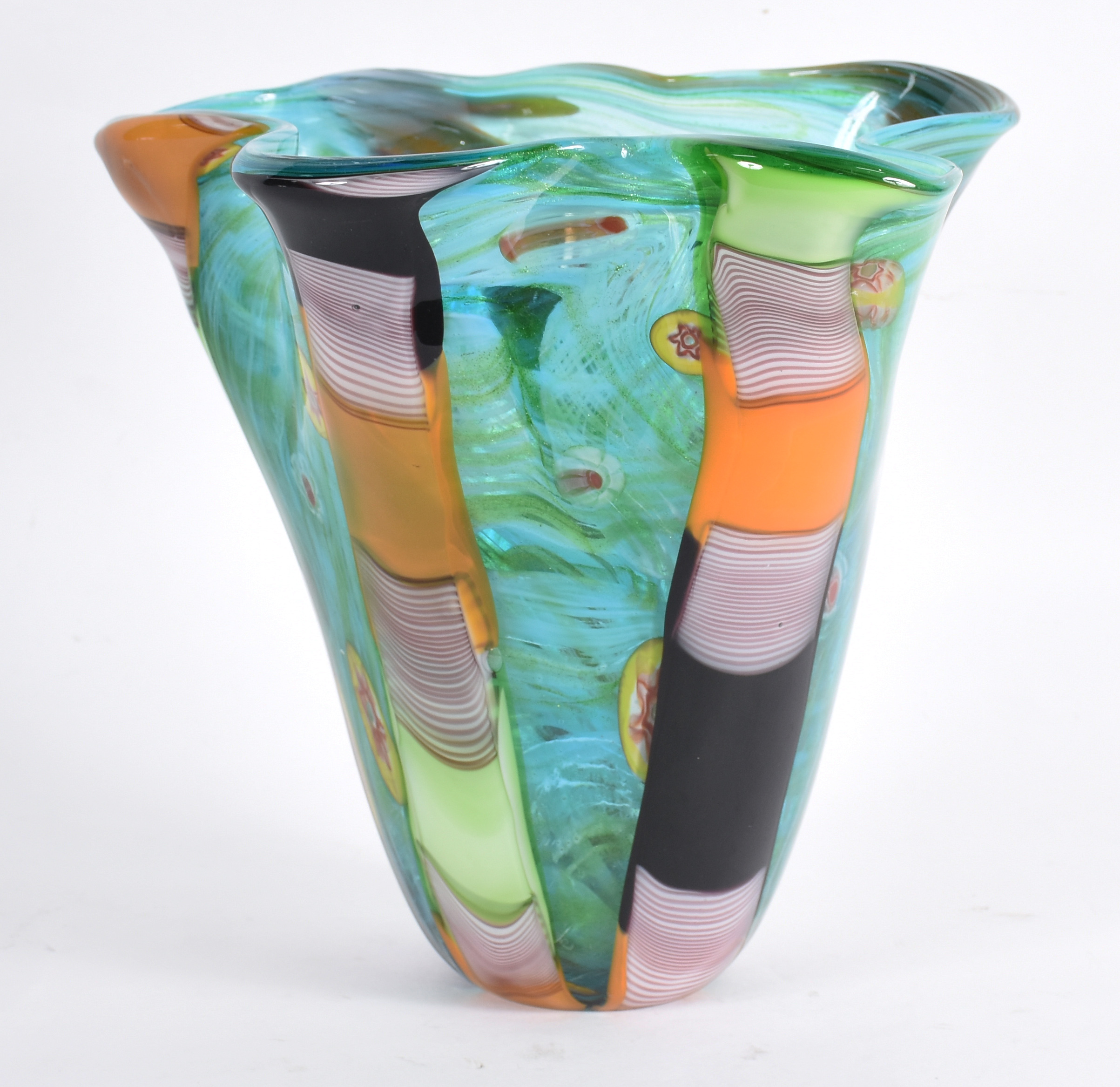 Vaso de Murano policromado. - foto 2 de 4