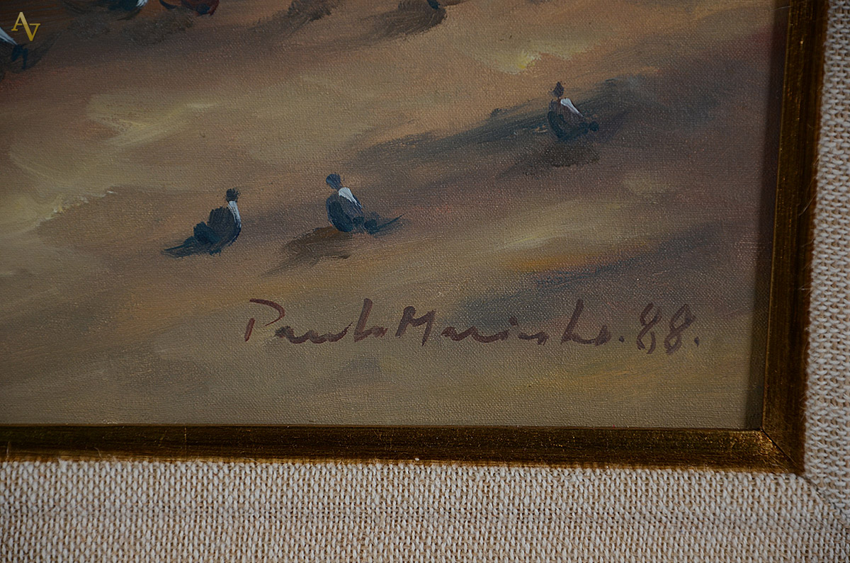 PAULO MARINHO - Passeio da praça - ost - 55 x 46 - foto 3 de 3