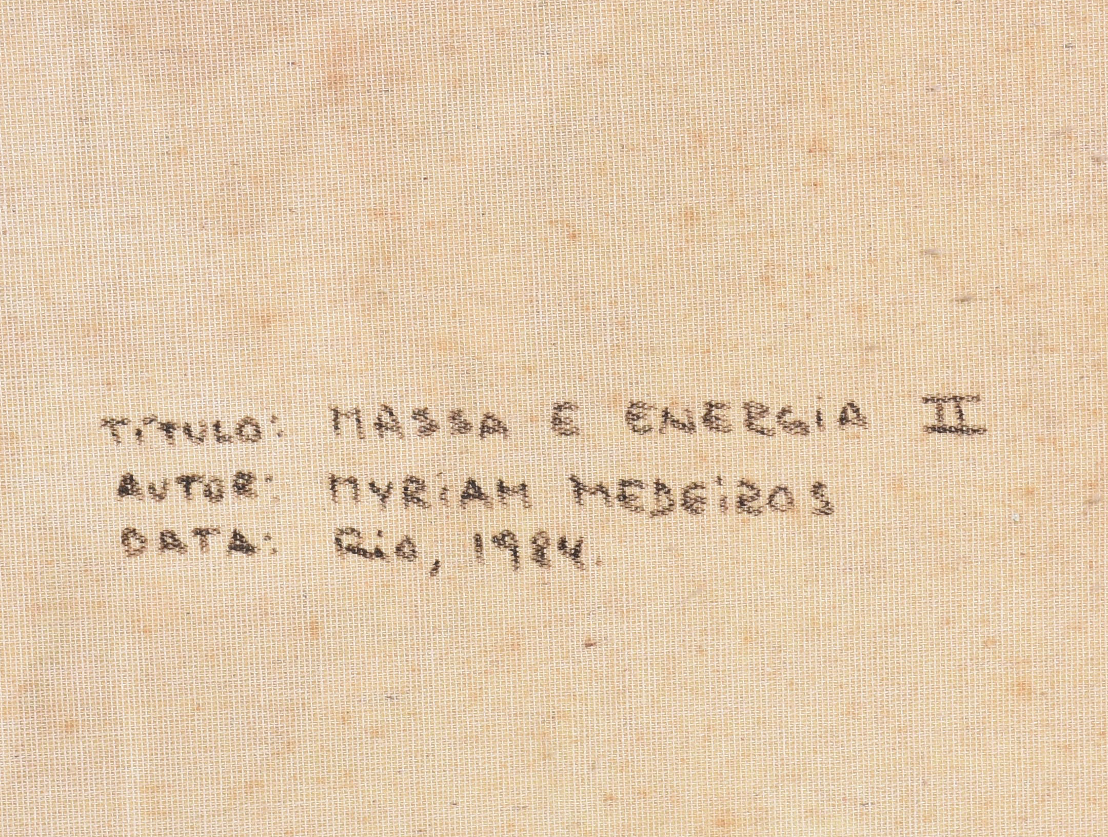 Myriam Medeiros (1938-1988), Abstrato - foto 6 de 6