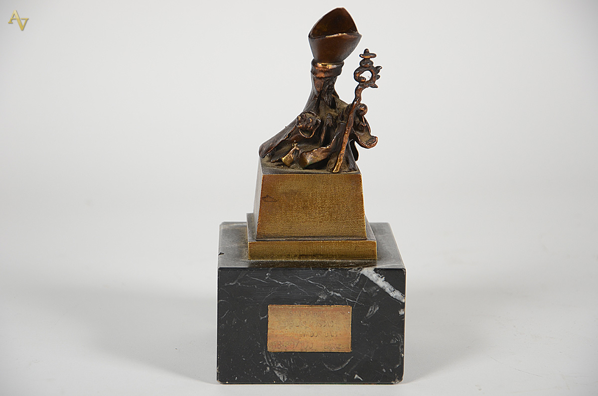 SALVADOR DALI - San Narciso de las Moscas - Escultura de bronze - AB... - foto 1 de 5