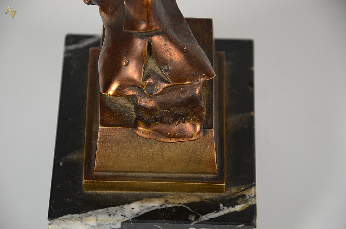 SALVADOR DALI - San Narciso de las Moscas - Escultura de bronze - AB... - foto 4 de 5