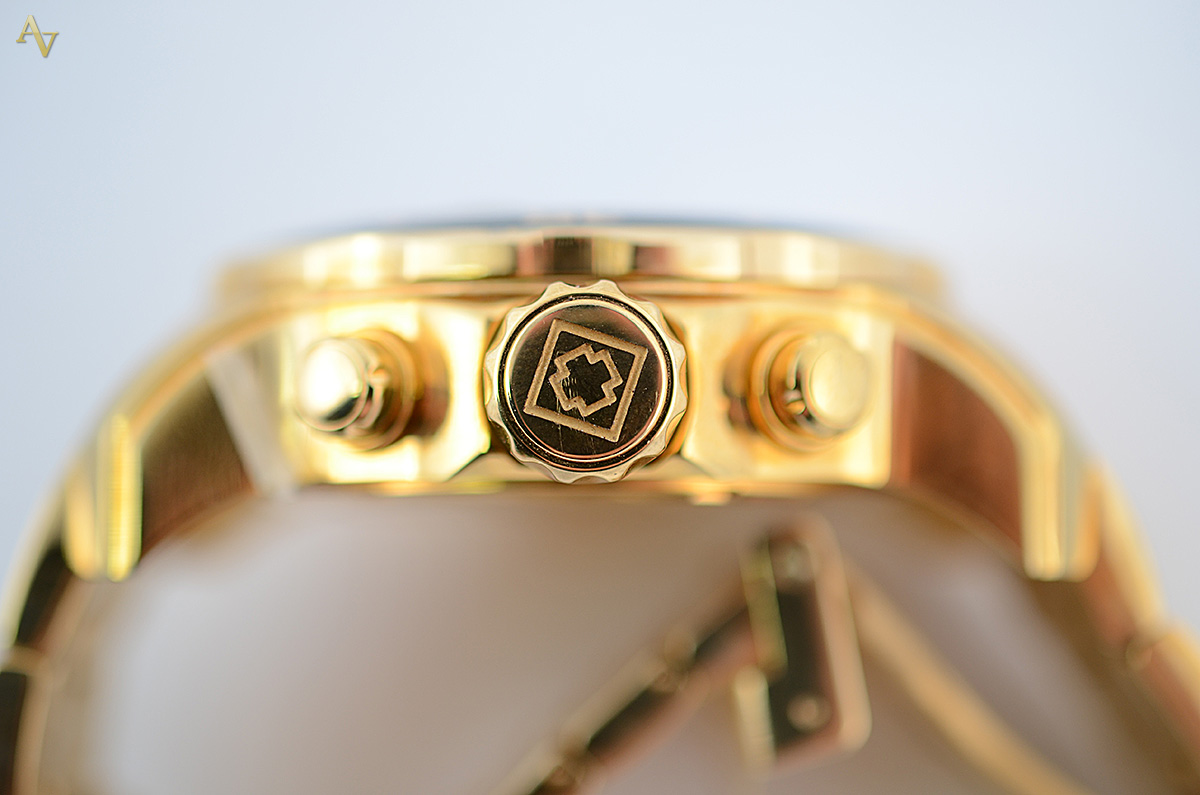 INVICTA - Relógio masculino de aço com pulseira dourada, resistente a... - foto 4 de 4