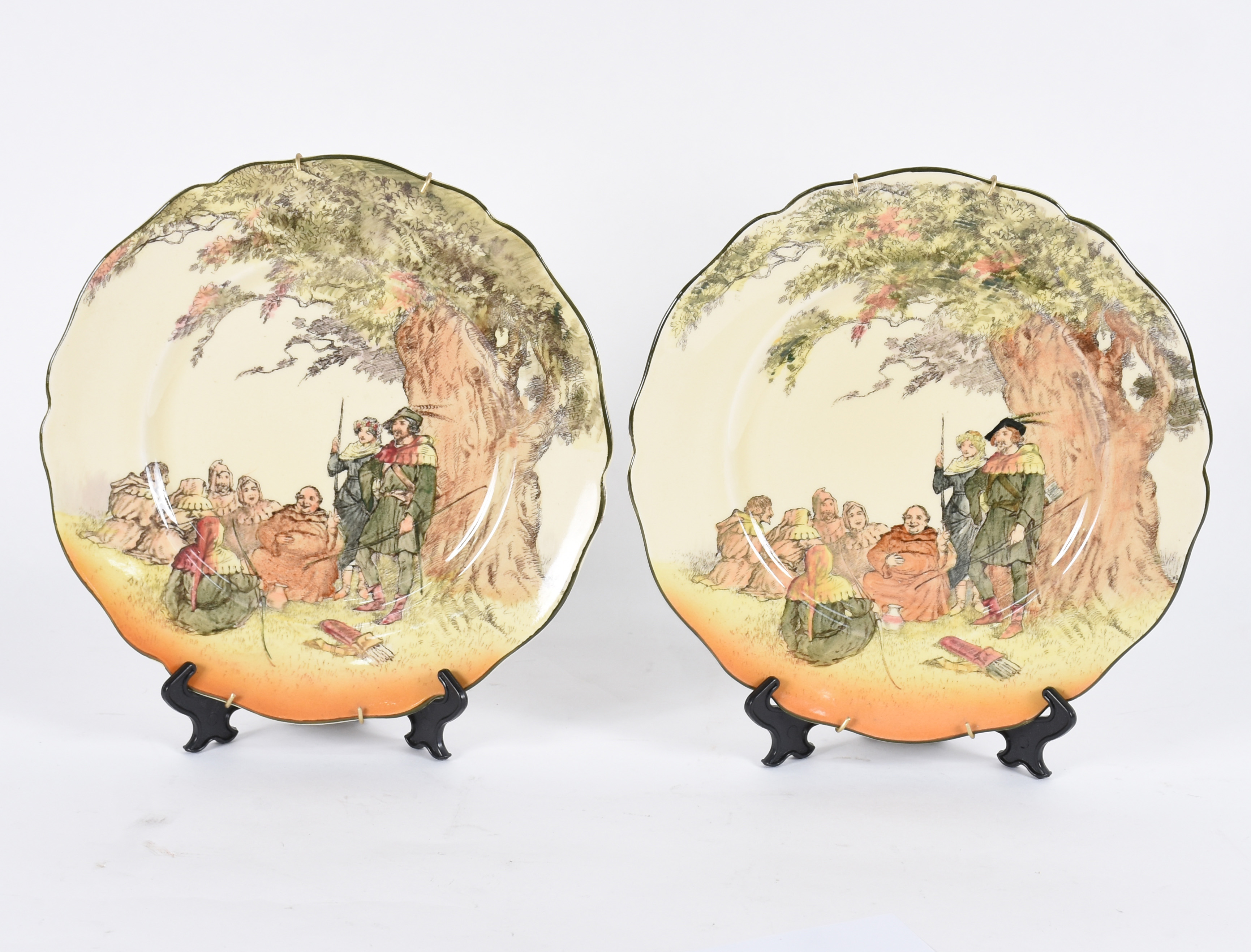 Par de pratos Royal Doulton. - foto 1 de 3