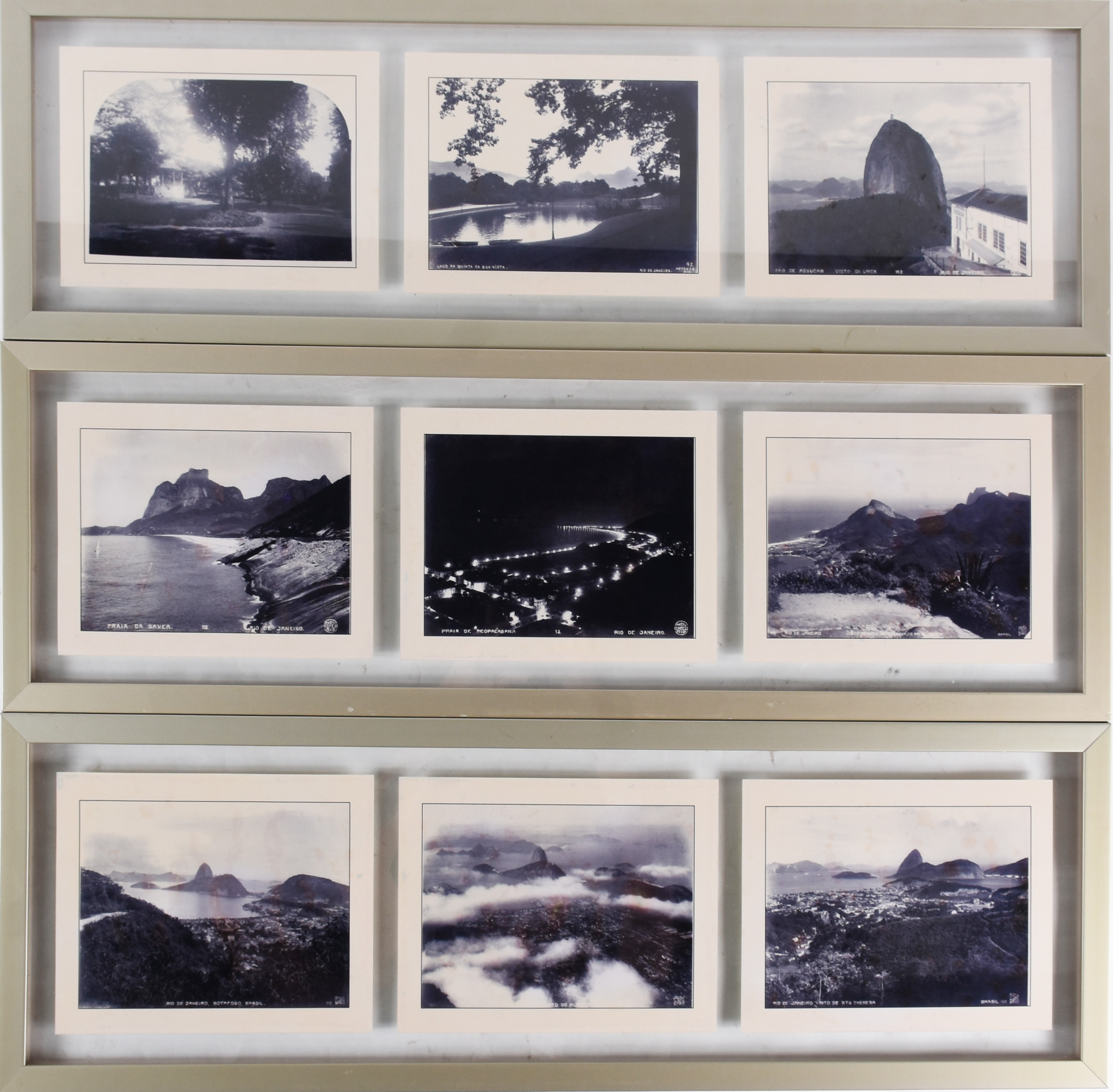 Três quadros com fotografias do Rio Antigo. - foto 1 de 5