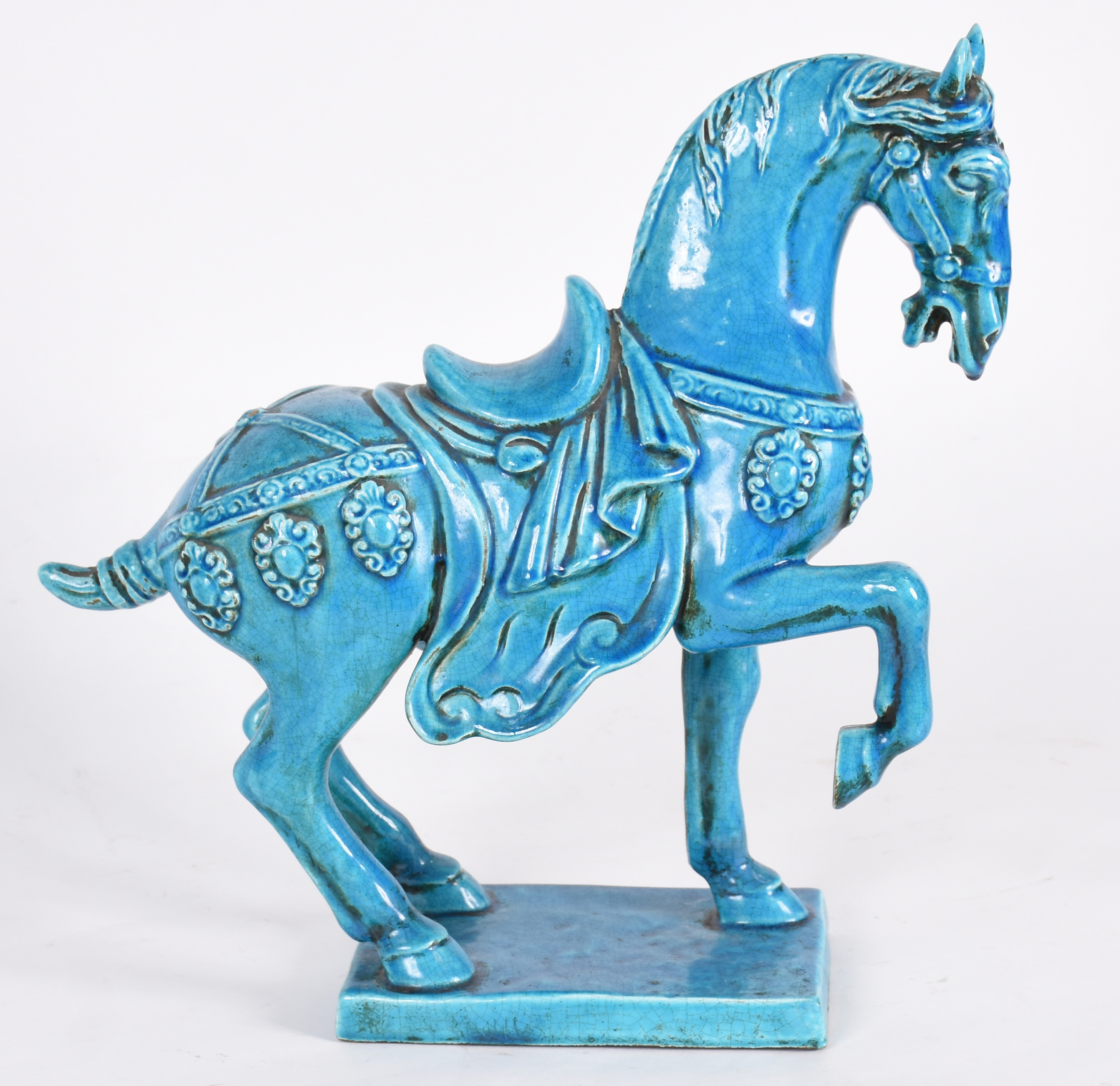 Cavalo chines de porcelana Bleu de Chine. - foto 3 de 5