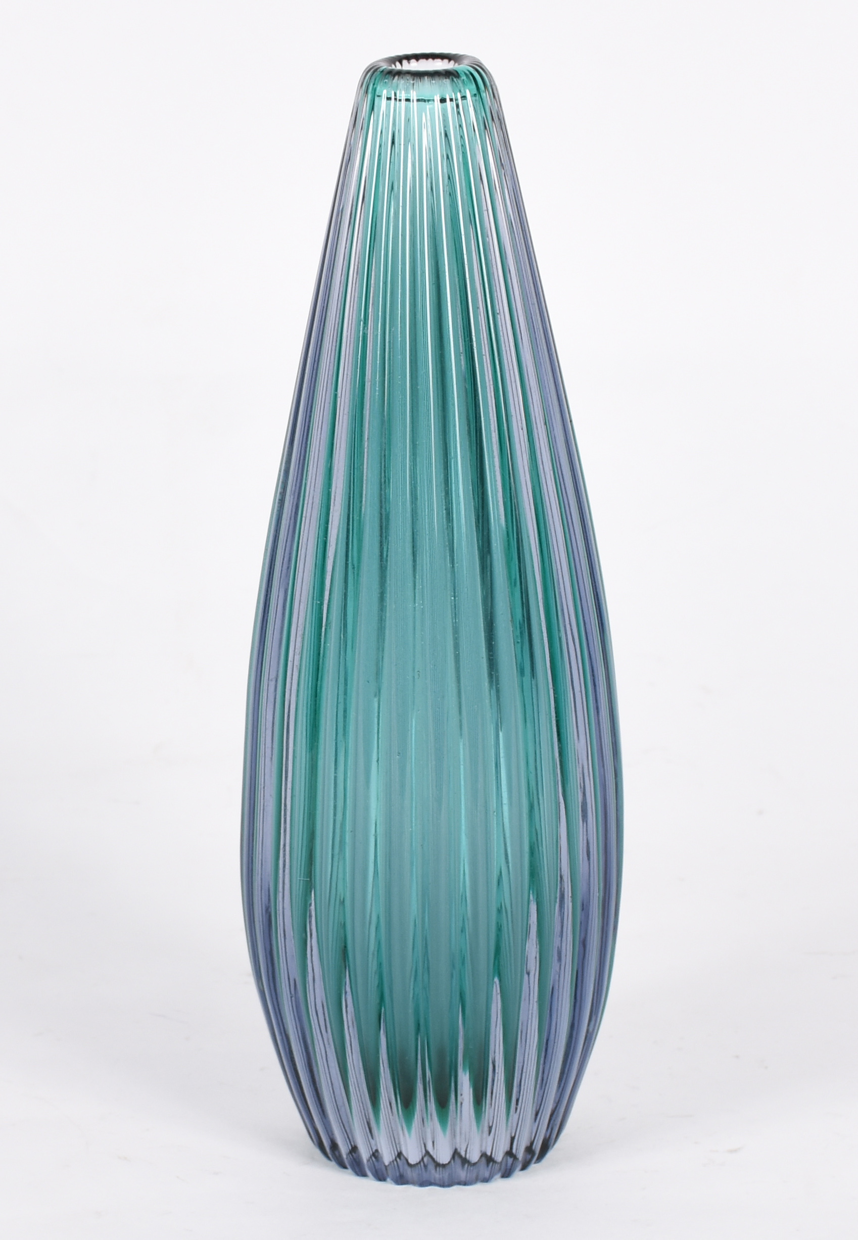 Vaso de murano verde . - foto 2 de 3