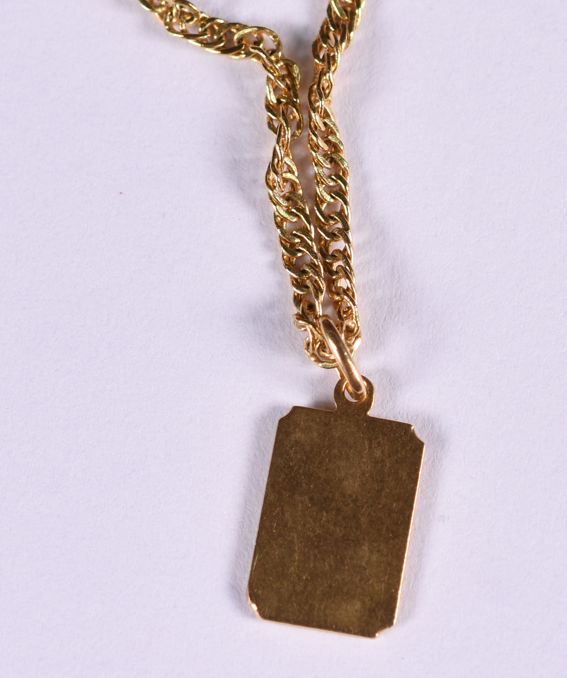 Pulseira de ouro 18 k com medalha de Santo Antônio.(Por questão de... - foto 3 de 4