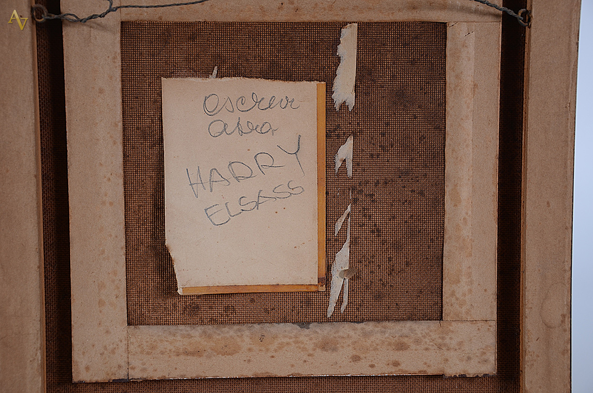HARRY ELSAS (1925 - 1994)- Pescadores - ose - 25 x 26 - foto 2 de 2