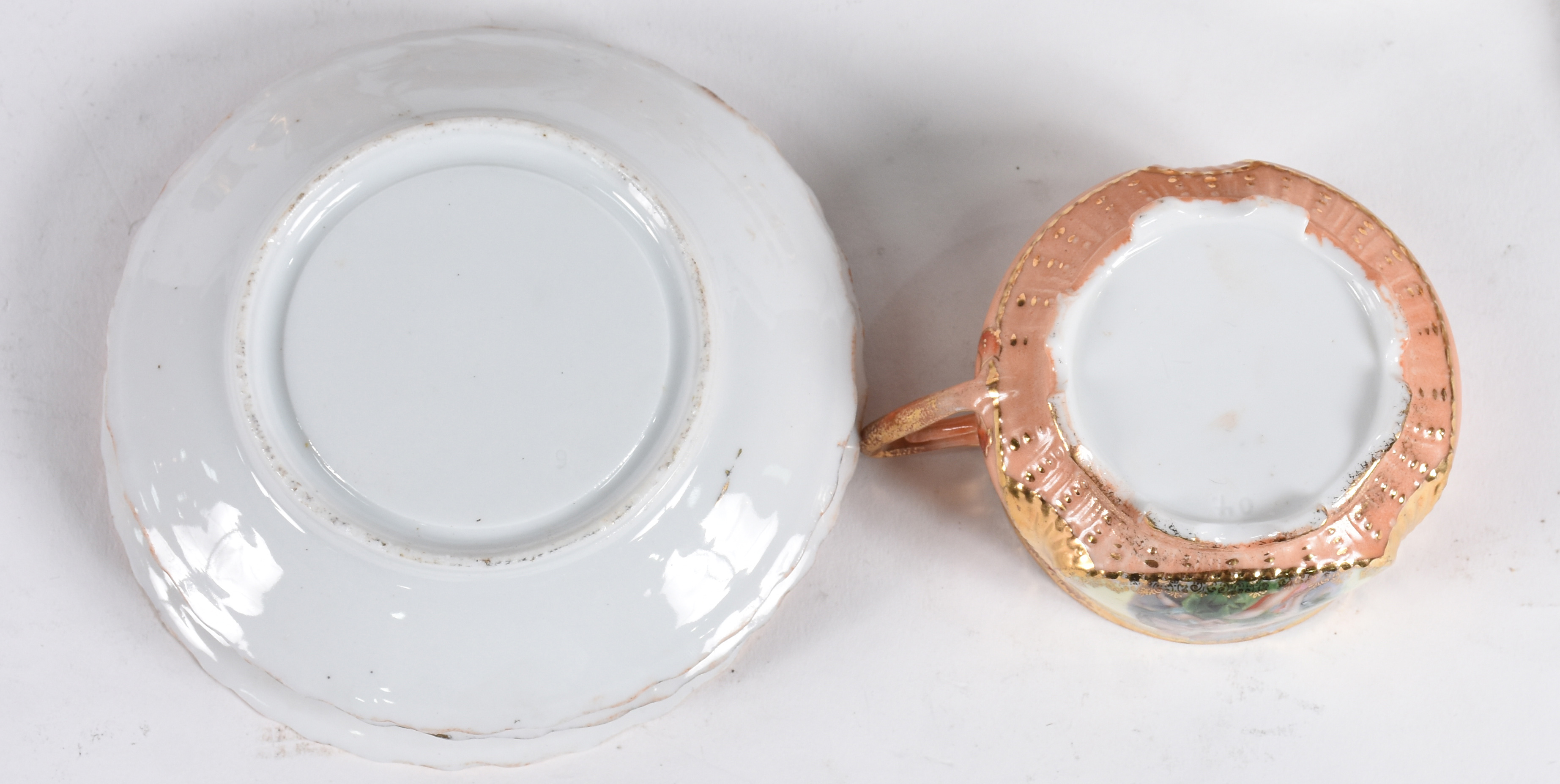 Serviço para chá e café de porcelana, composto de 10 xícaras para chá... - foto 9 de 9