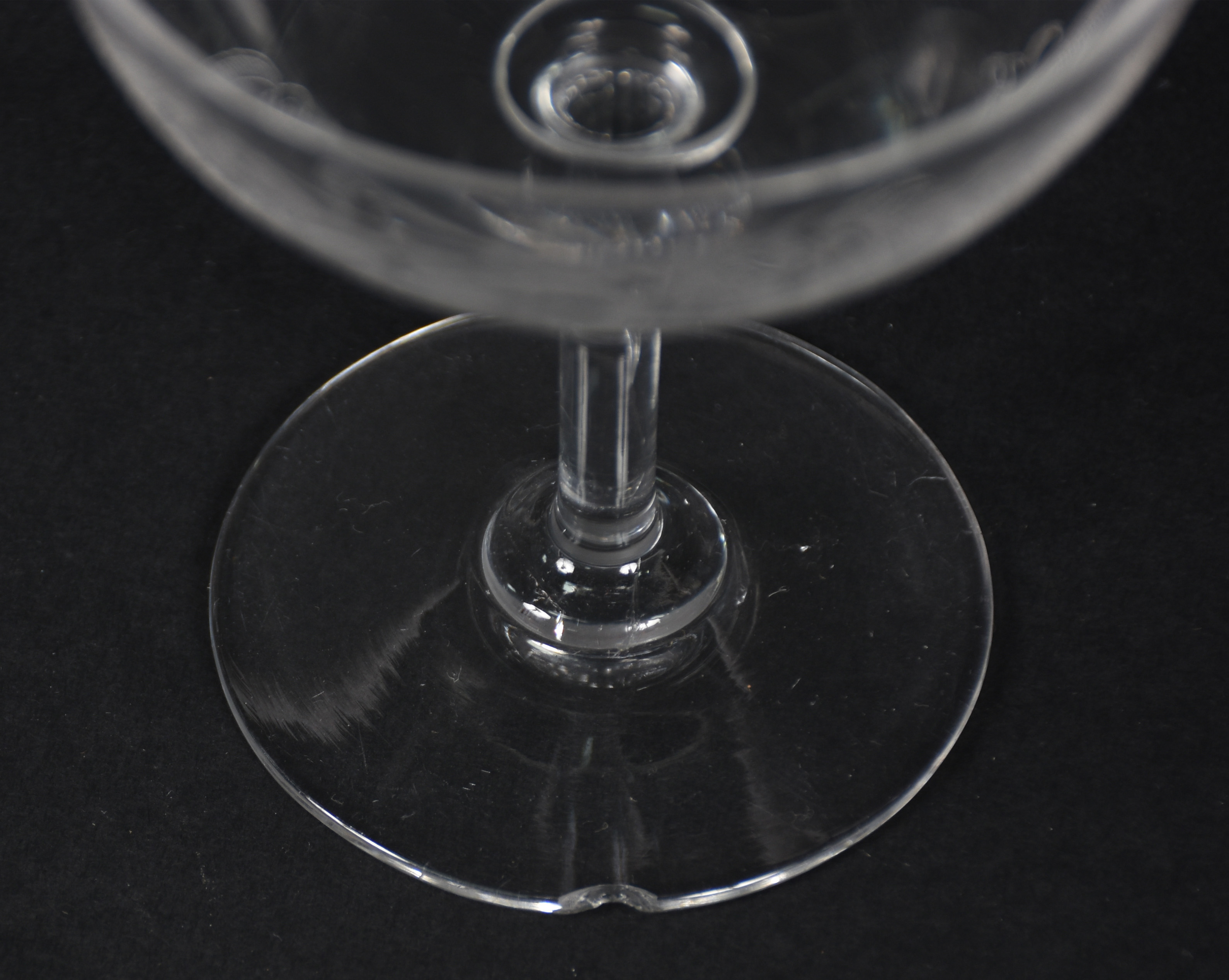 Dez taças para champagne de cristal em diversos modelos. - foto 4 de 4