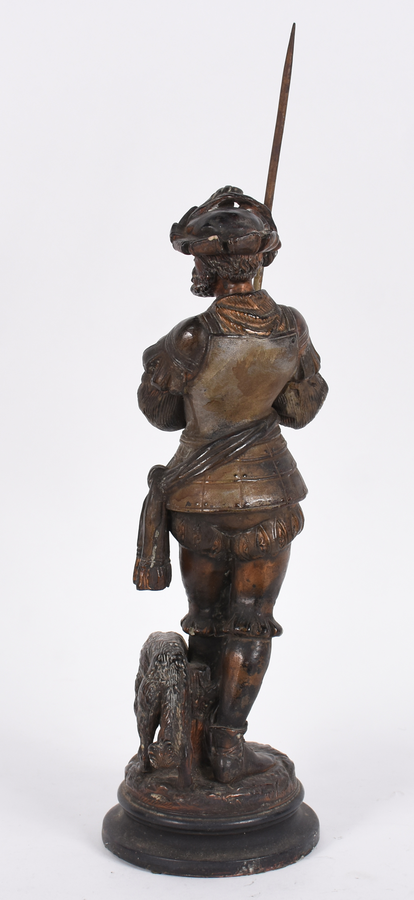 Escultura de terracota representando "Caçador". - foto 4 de 5