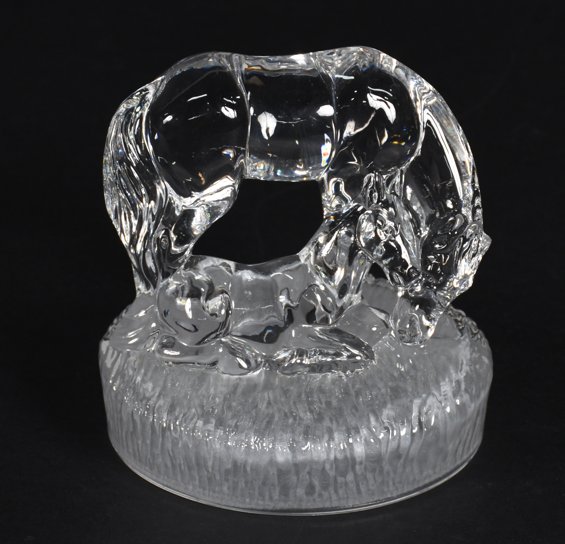 Cavalo com filhote de cristal. - foto 2 de 4