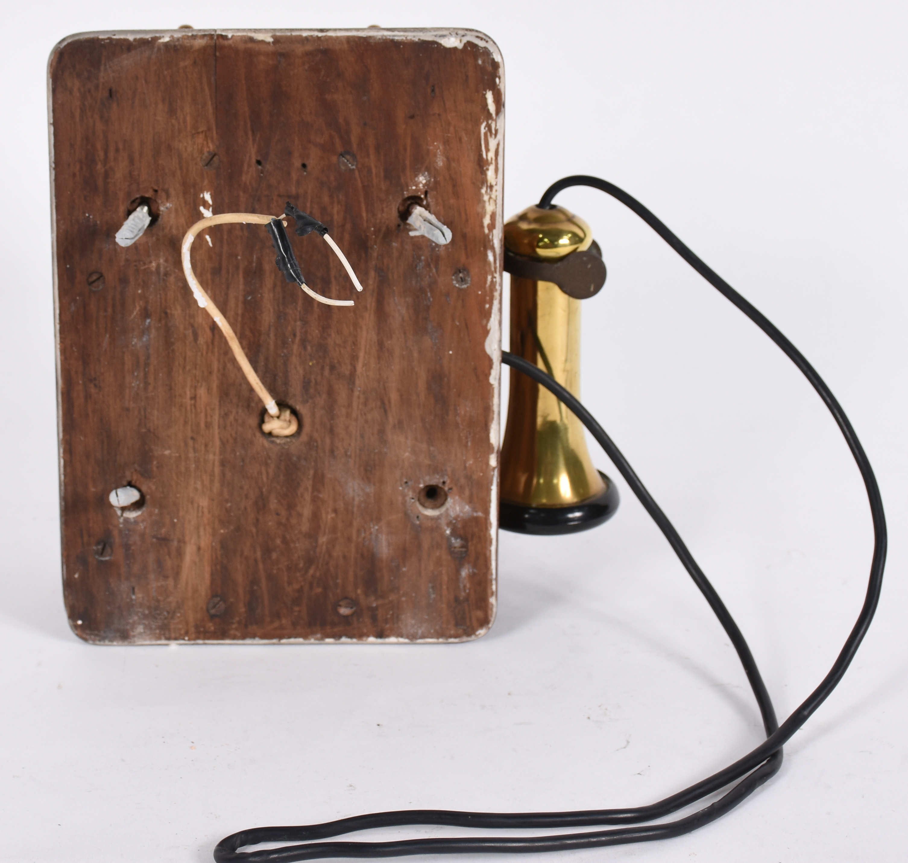 Telefone de parede com caixa de madeira. - foto 4 de 5